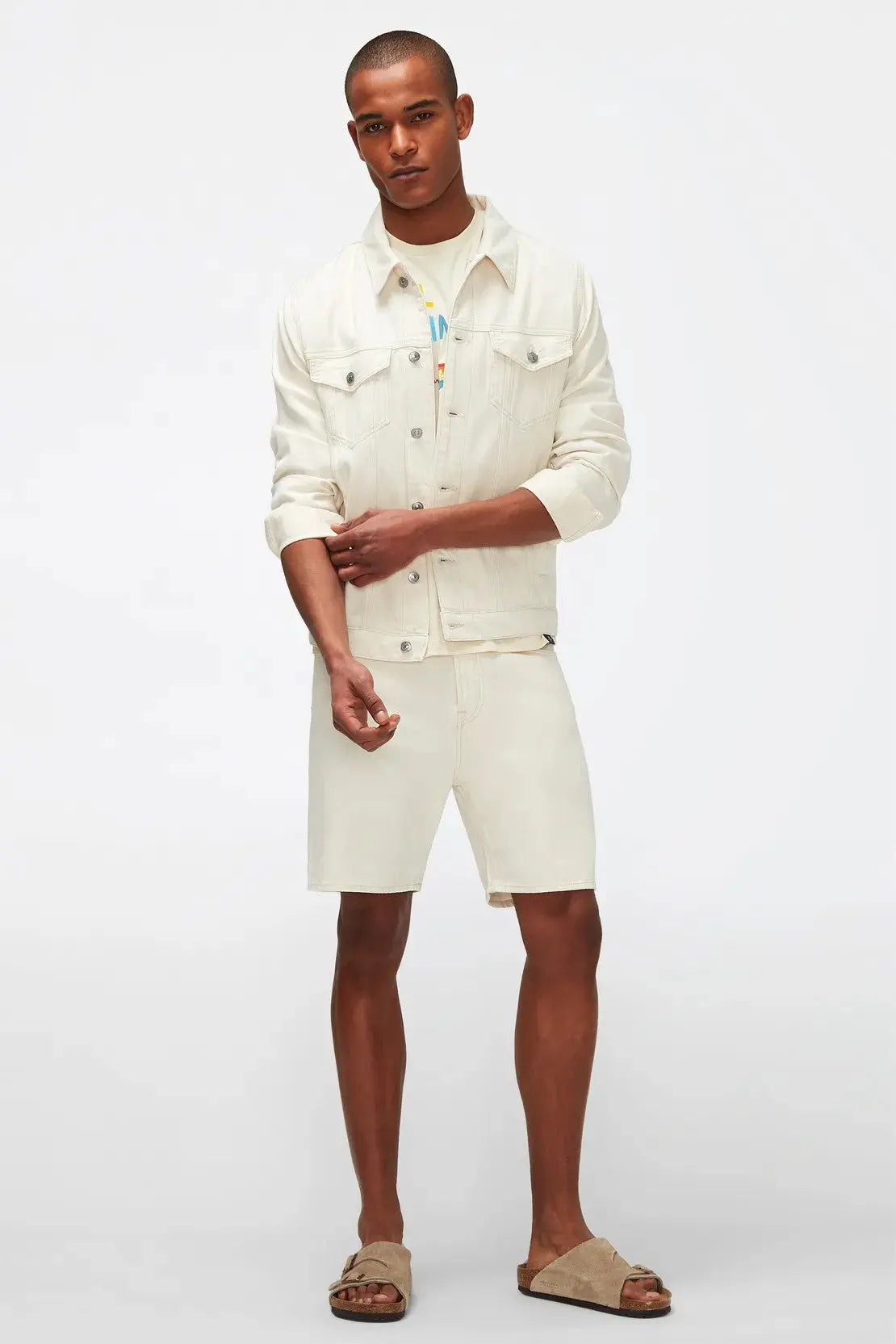 White Denim Jacket - BEVAVA