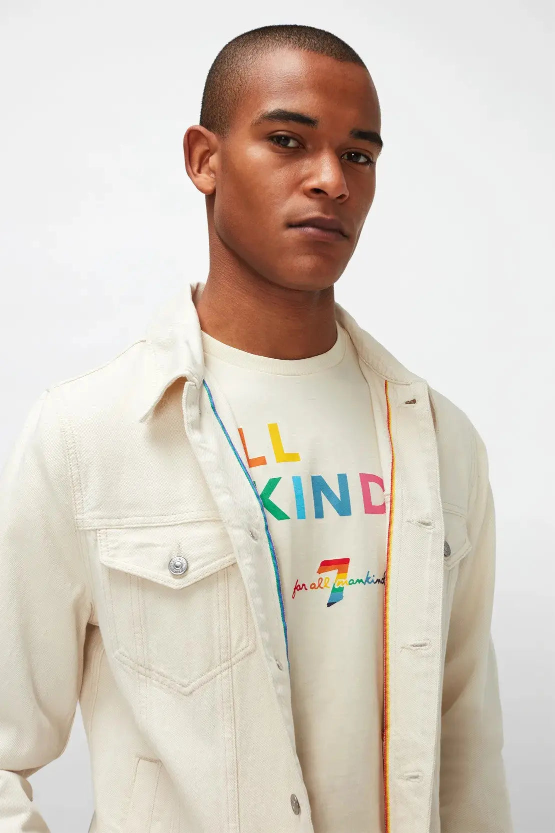 White Denim Jacket - BEVAVA