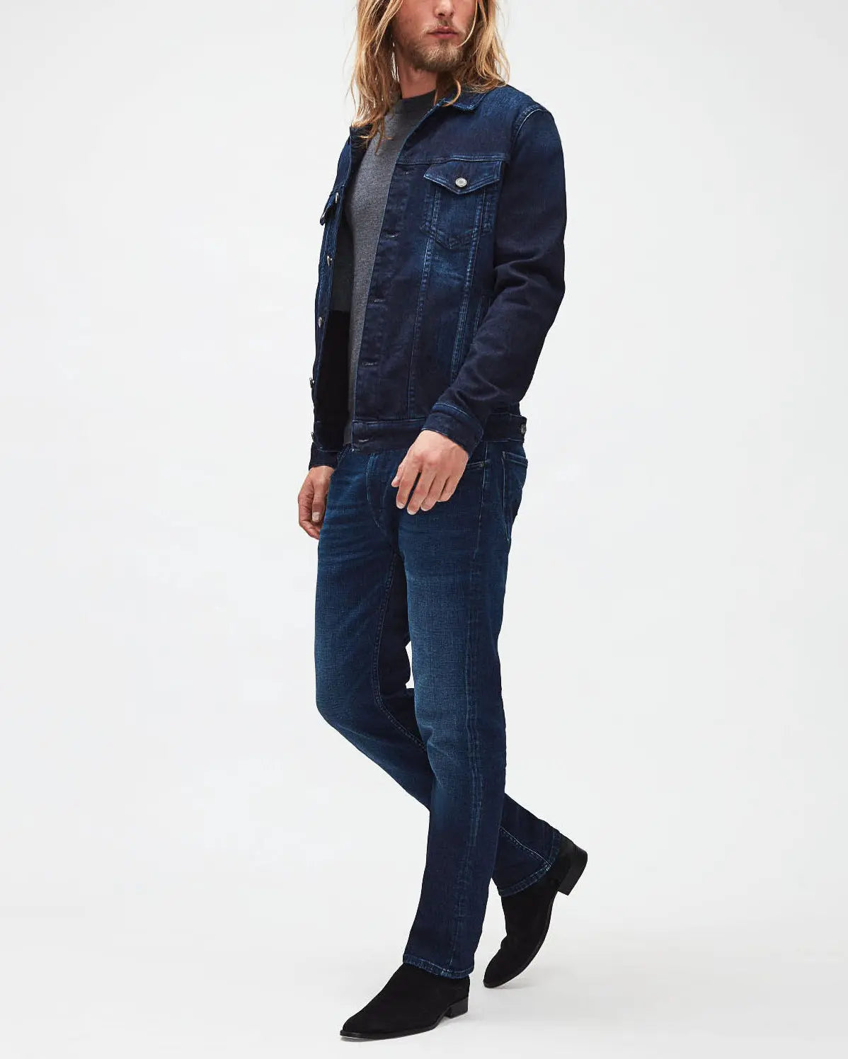 Dark Blue Perfect Jacket Cashmere Dark Blue - BEVAVA