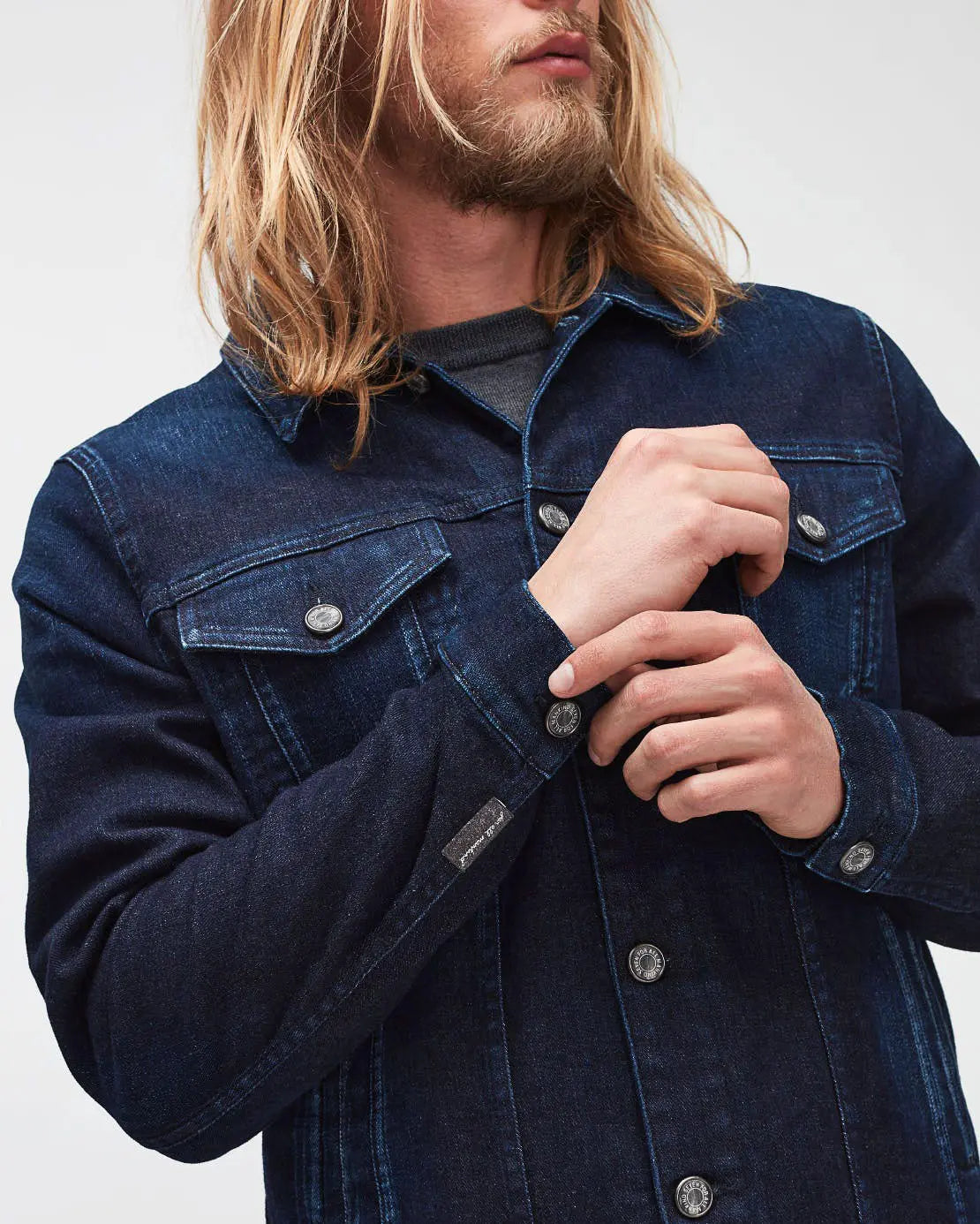 Dark Blue Perfect Jacket Cashmere Dark Blue - BEVAVA