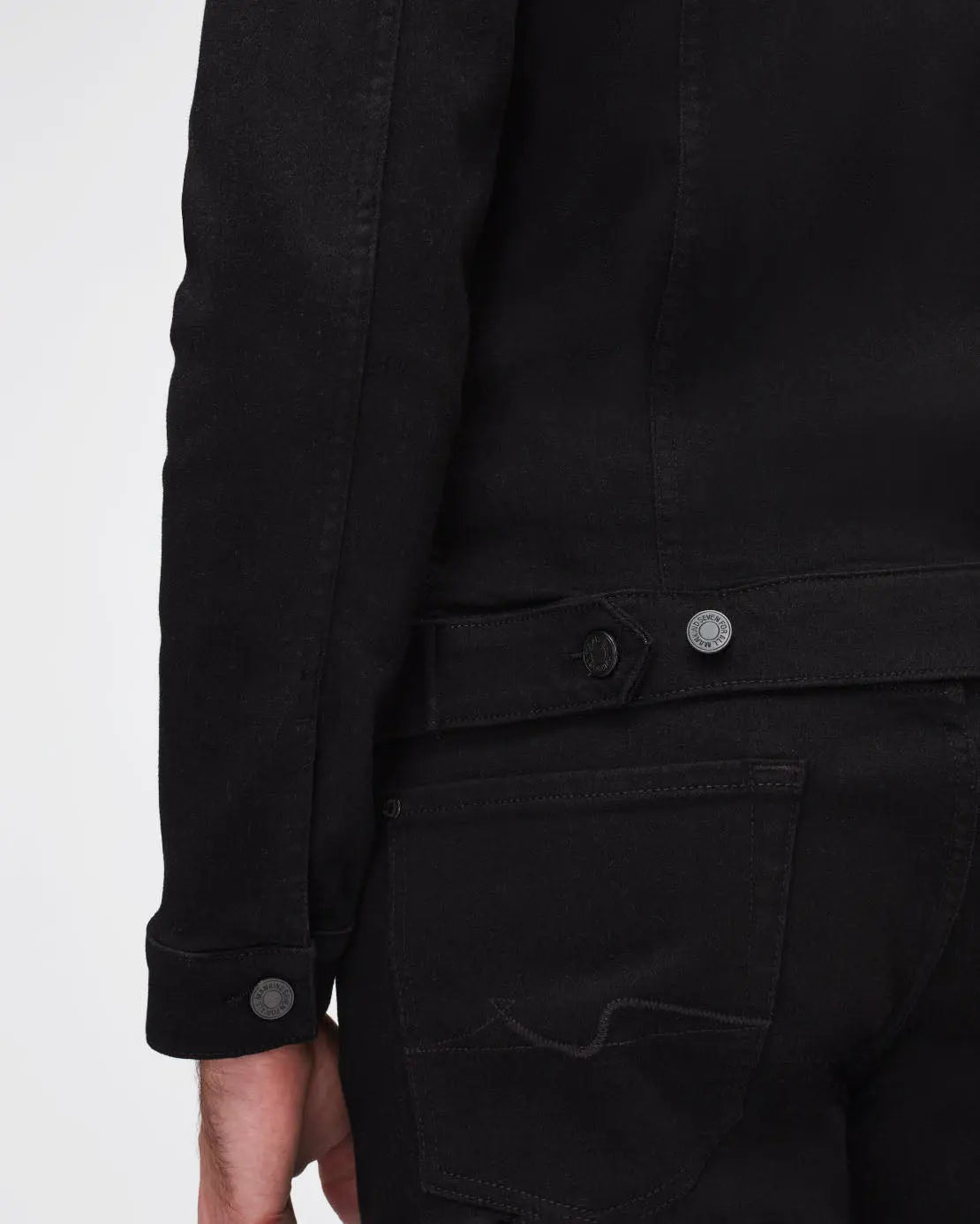 Black Perfect Jacket Luxe Performance Eco Rinse Black - BEVAVA