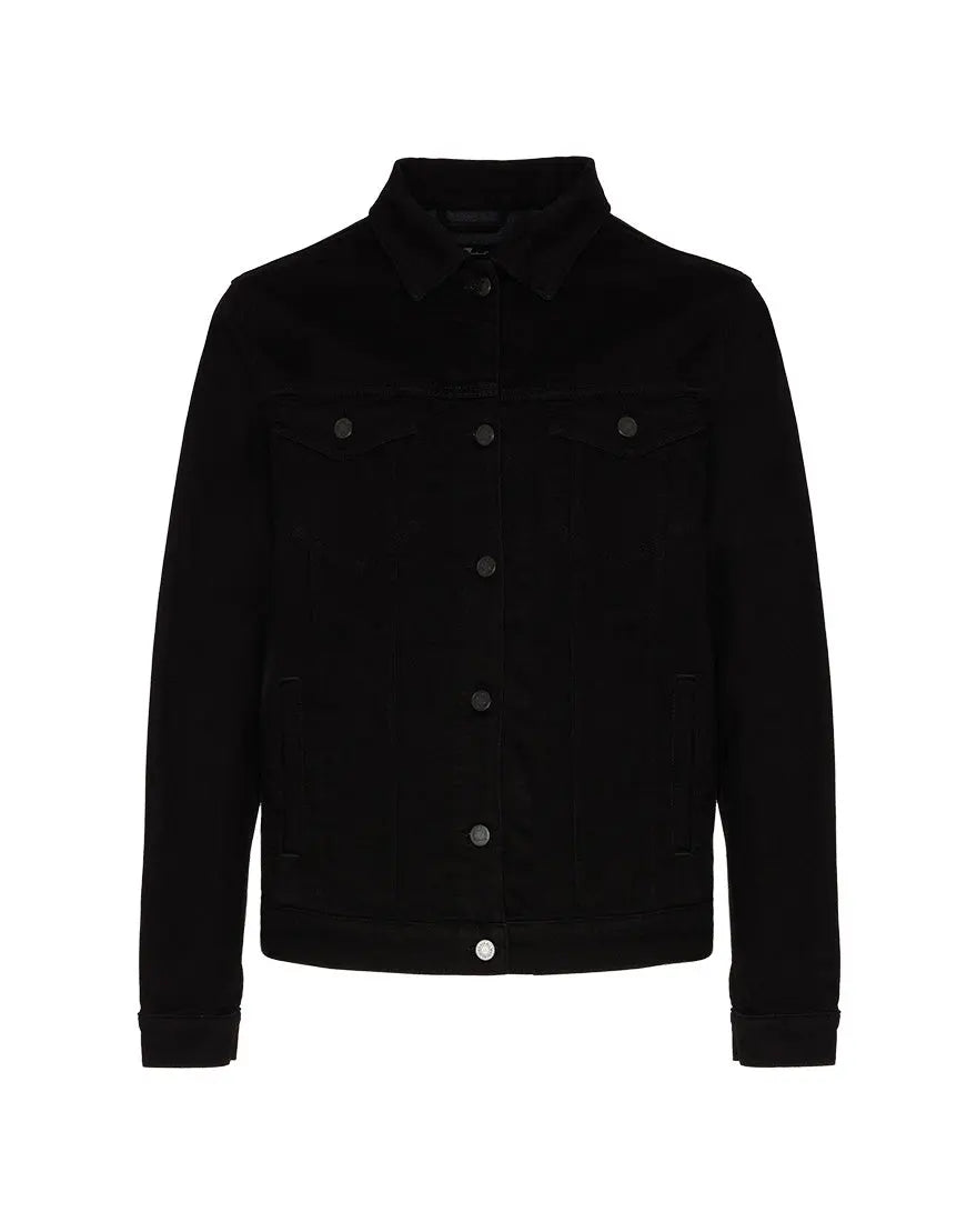 Black Perfect Jacket Luxe Performance Eco Rinse Black - BEVAVA