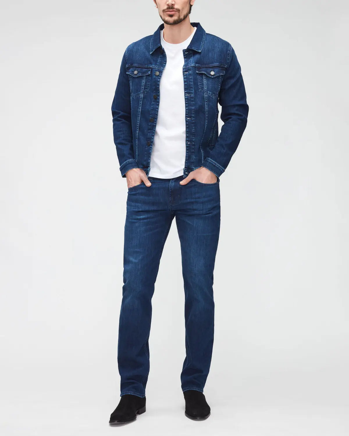 Dark Blue Perfect Jacket Luxe Performance Eco Dark Blue - BEVAVA