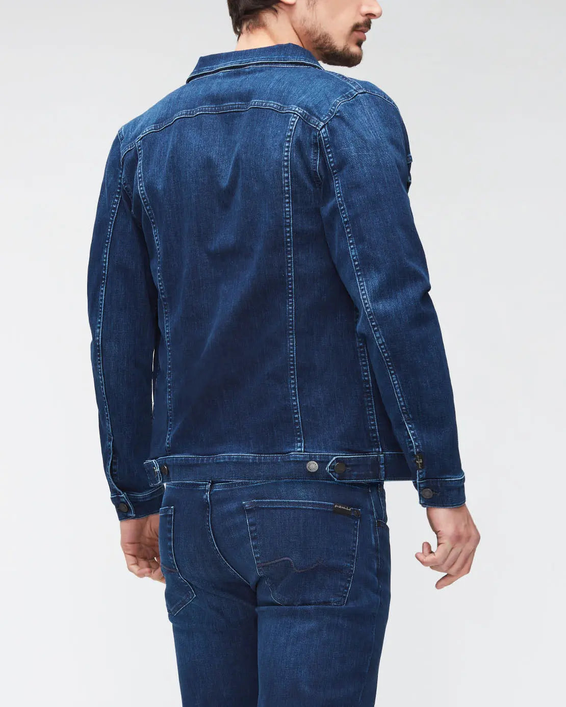 Dark Blue Perfect Jacket Luxe Performance Eco Dark Blue - BEVAVA