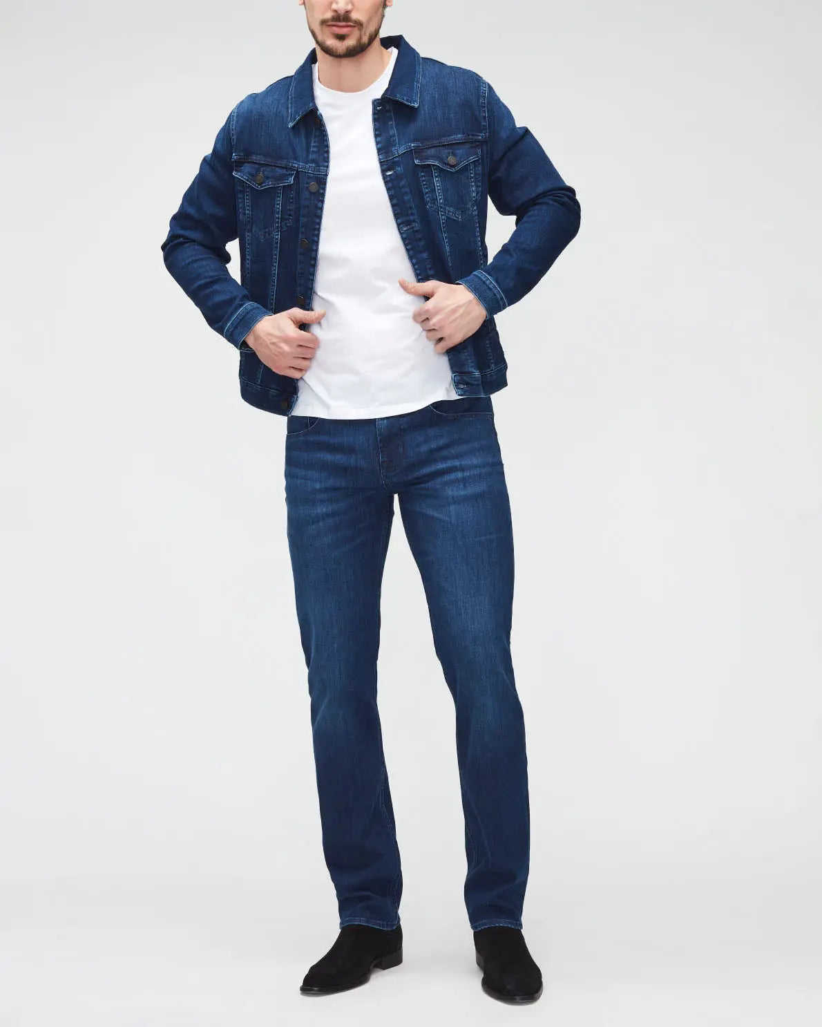 Dark Blue Perfect Jacket Luxe Performance Eco Dark Blue - BEVAVA