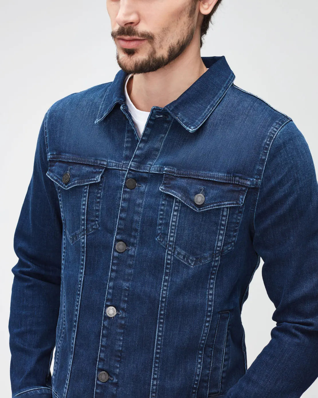 Dark Blue Perfect Jacket Luxe Performance Eco Dark Blue - BEVAVA