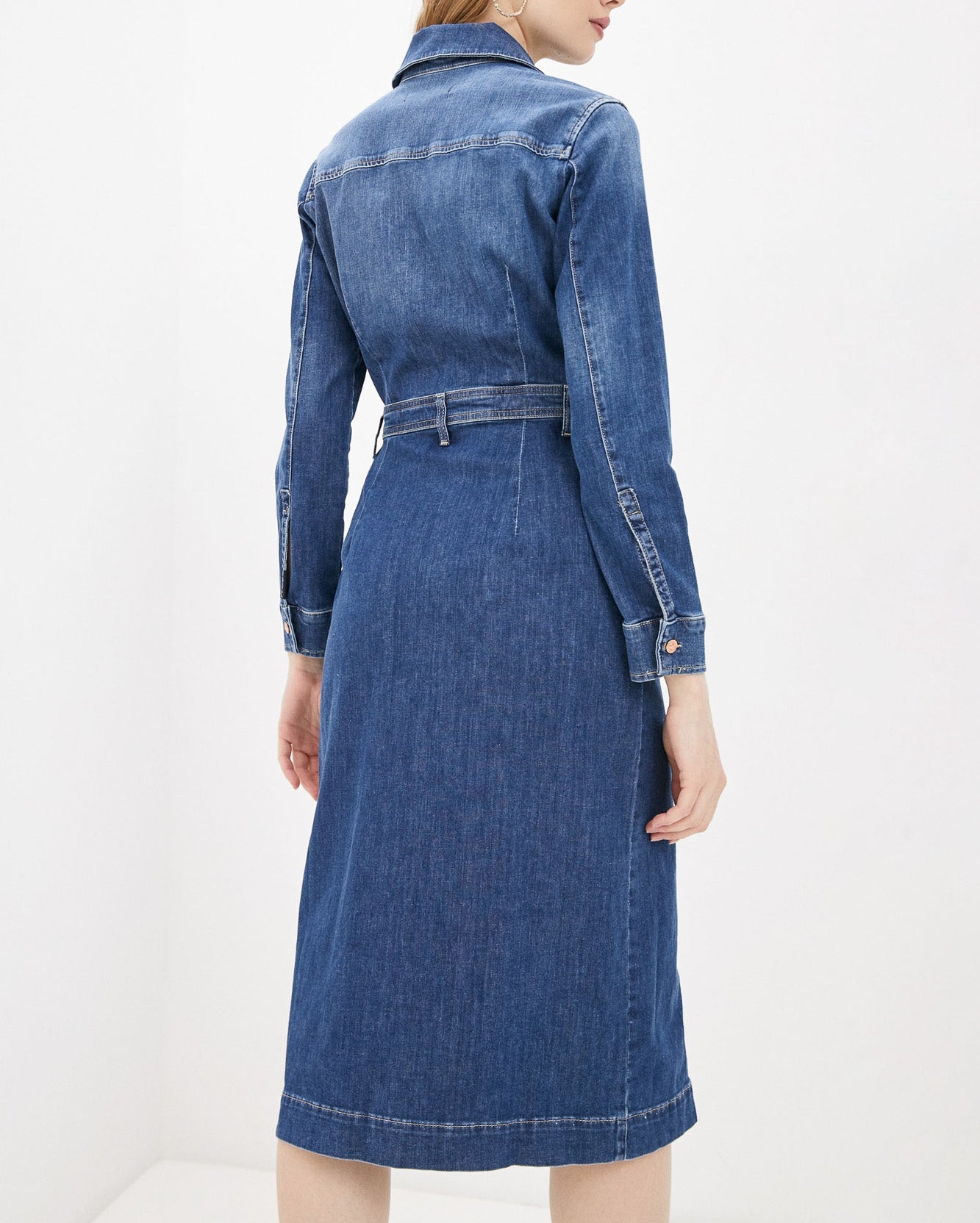 Middle Blue Luxe Dress West 7 For All Mankind