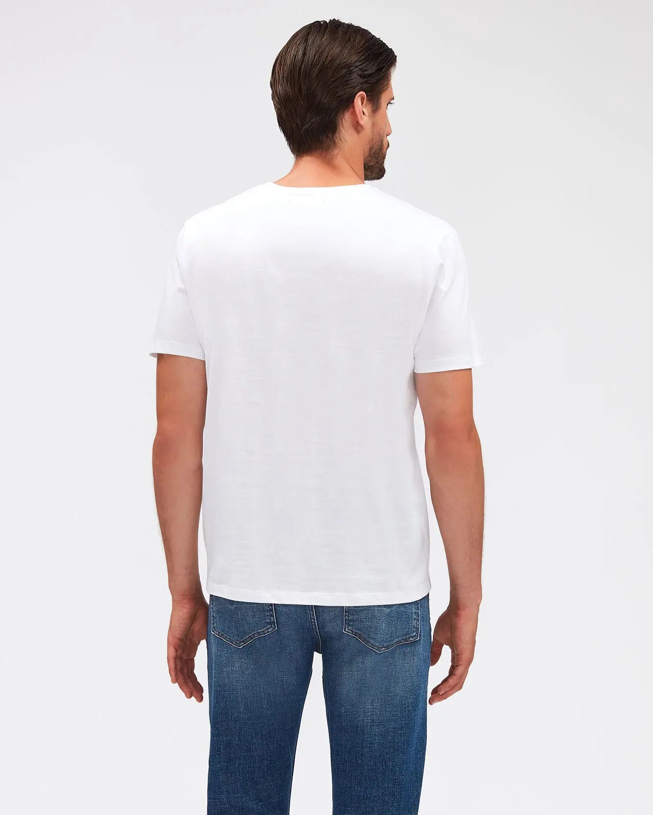 White GRAPHIC TEE Cotton Be Kind Sky Blue - BEVAVA