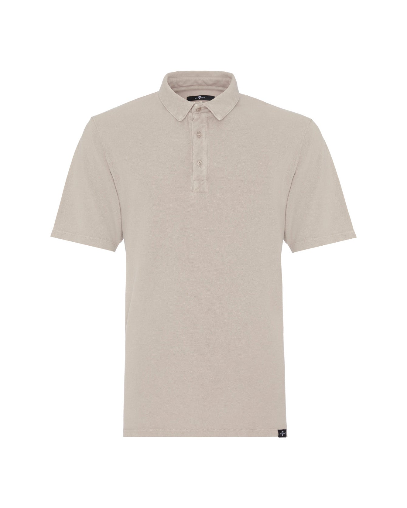 Beige Polo Old Dye Piquet Arizona 7 For All Mankind