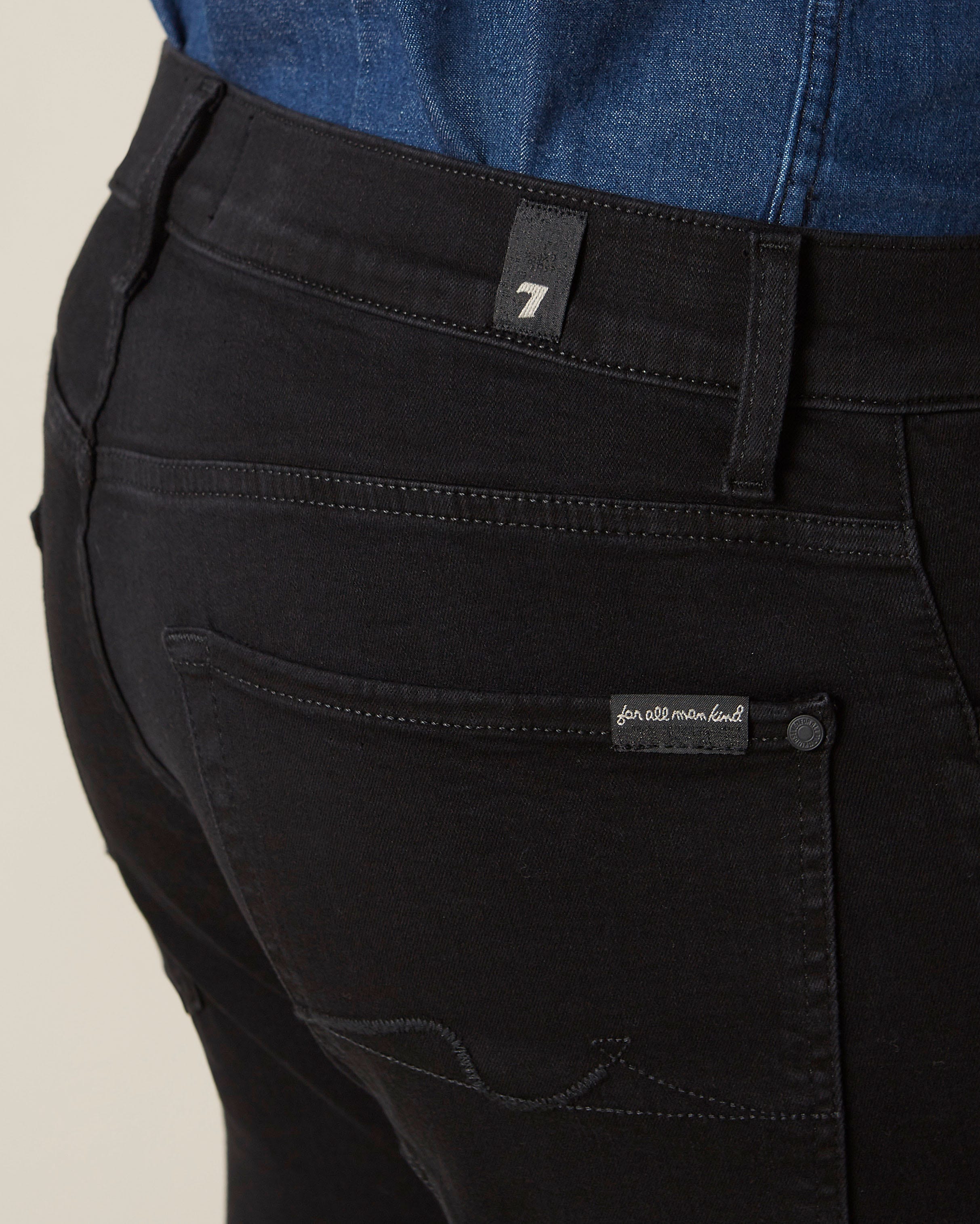 Black STANDARD Luxe Performance Plus Black 7 For All Mankind