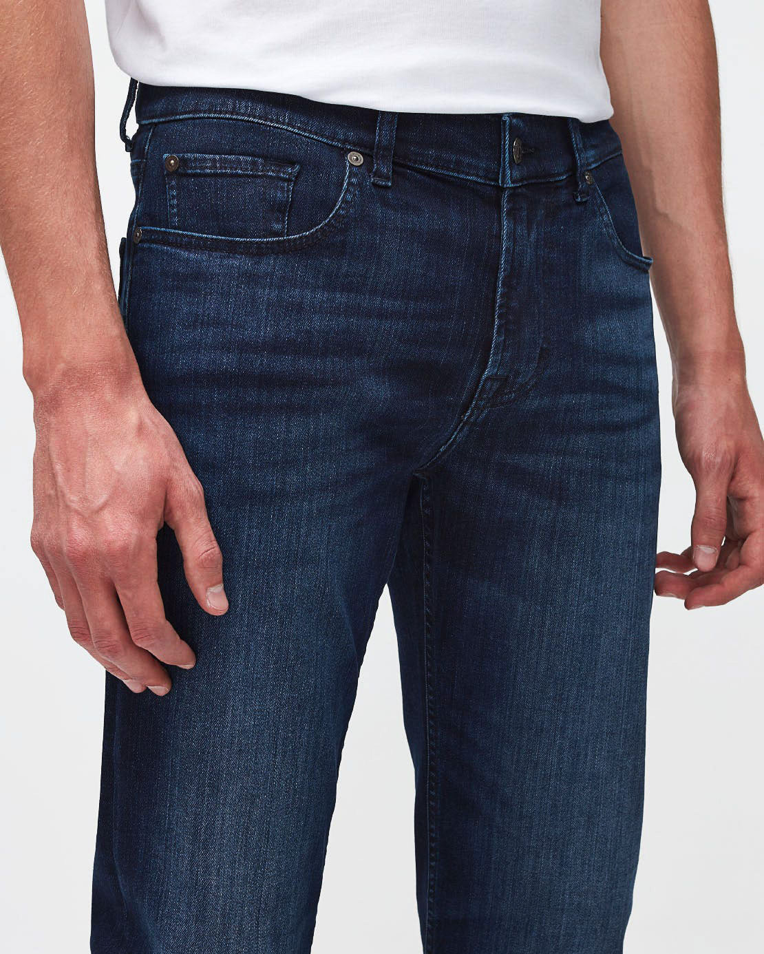 Dark Blue Standard Stretch Tek Five Stars 7 For All Mankind