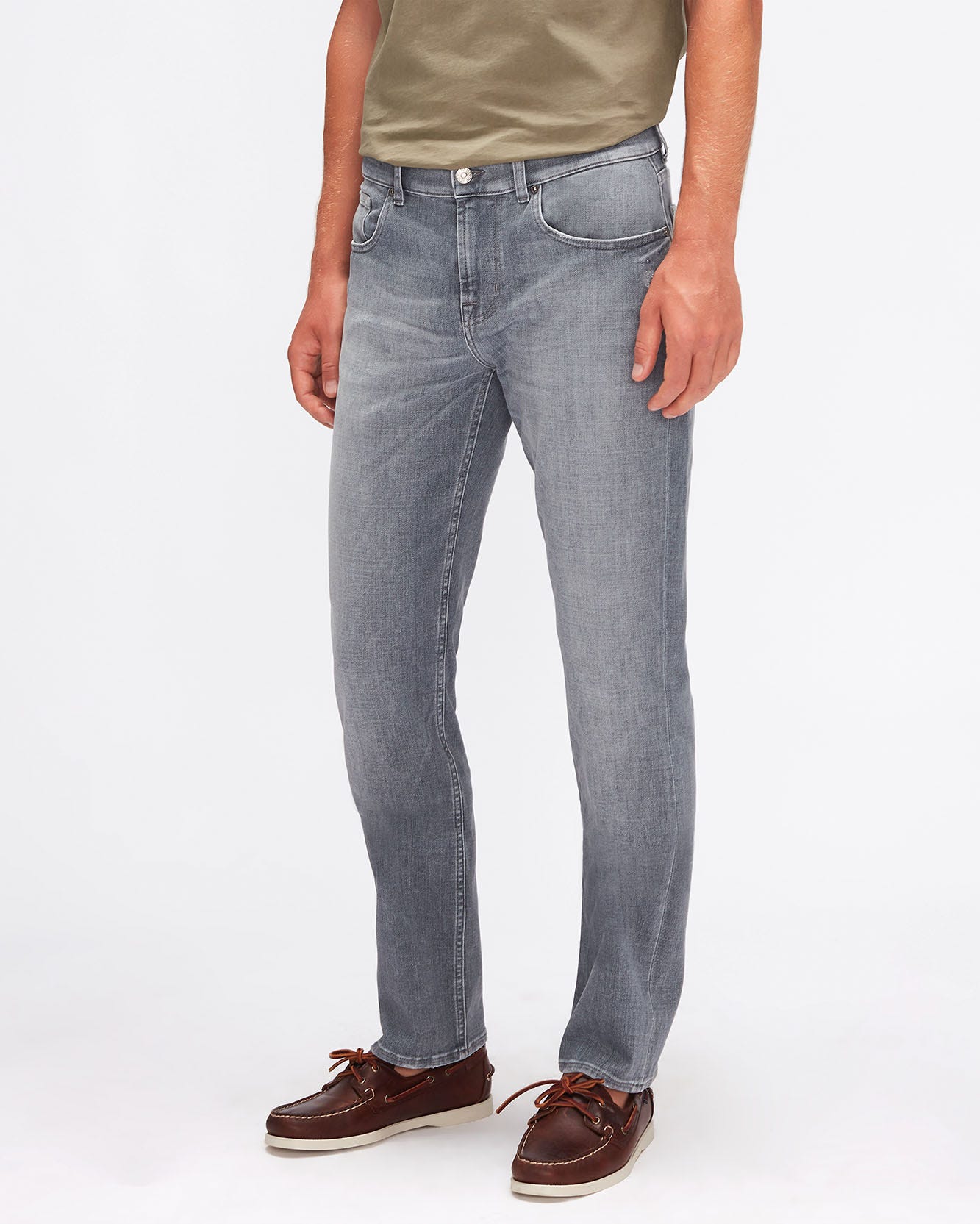 Light Grey SLIMMY Stretch Tek Free days 7 For All Mankind