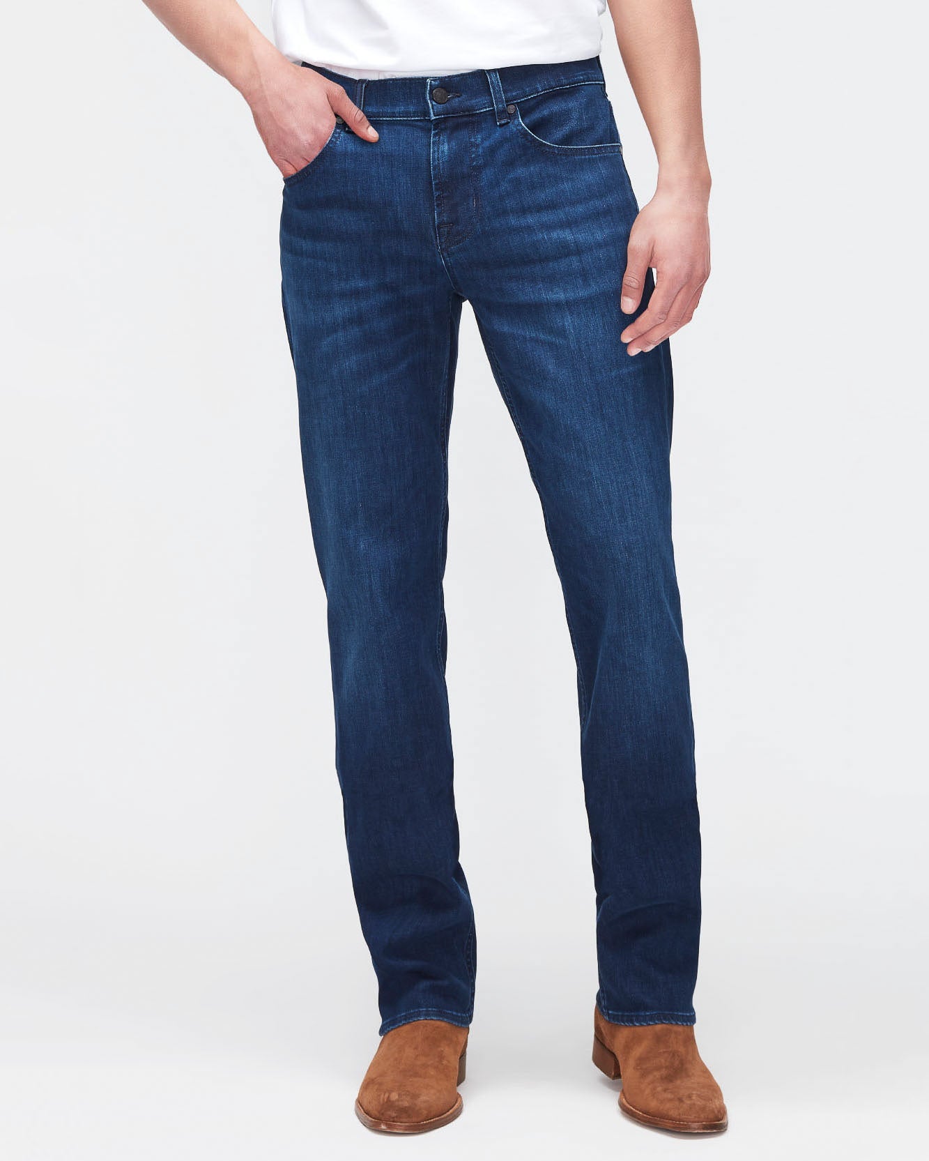 Dark Blue Slimmy Luxe Performance Eco Indigo Blue 7 For All Mankind
