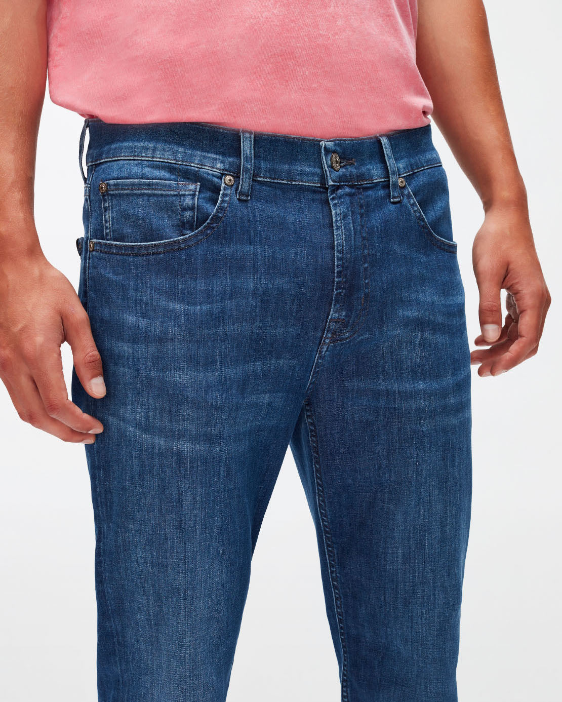 Middle Blue Slimmy Eco Weightless Mid Blue 7 For All Mankind