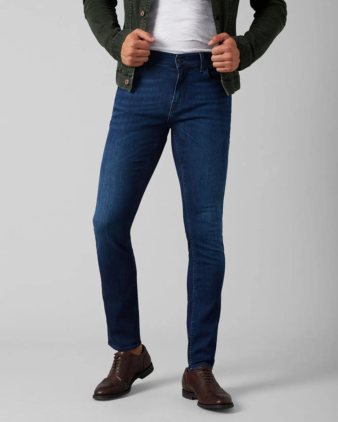 Middle Blue KAYDEN Luxe Performance Indigo Blue - BEVAVA