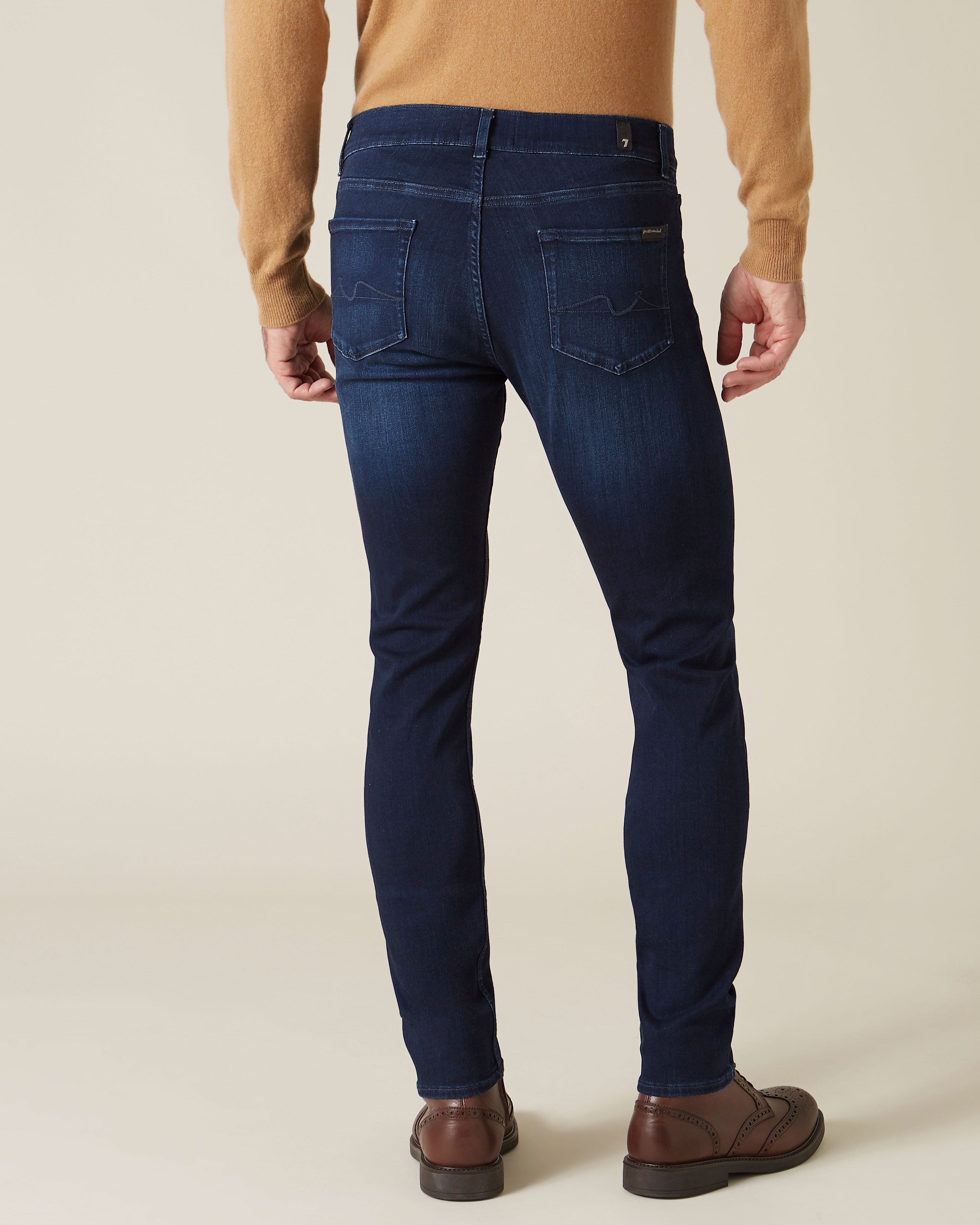 Dark Blue SLIMMY TAPERED Luxe Performance Plus Deep Blue 7 For All Mankind