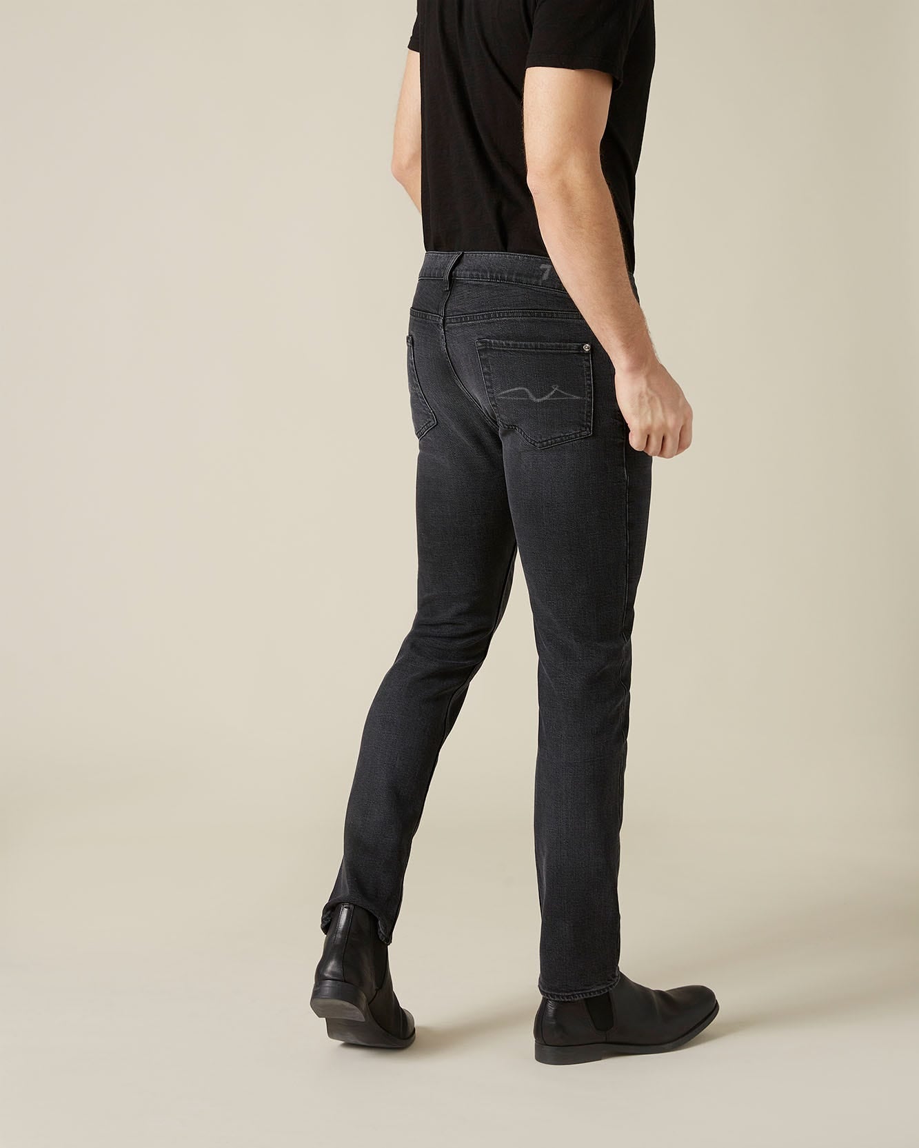 Black SLIMMY TAPERED Kind To The Planet - Nowadays 7 For All Mankind