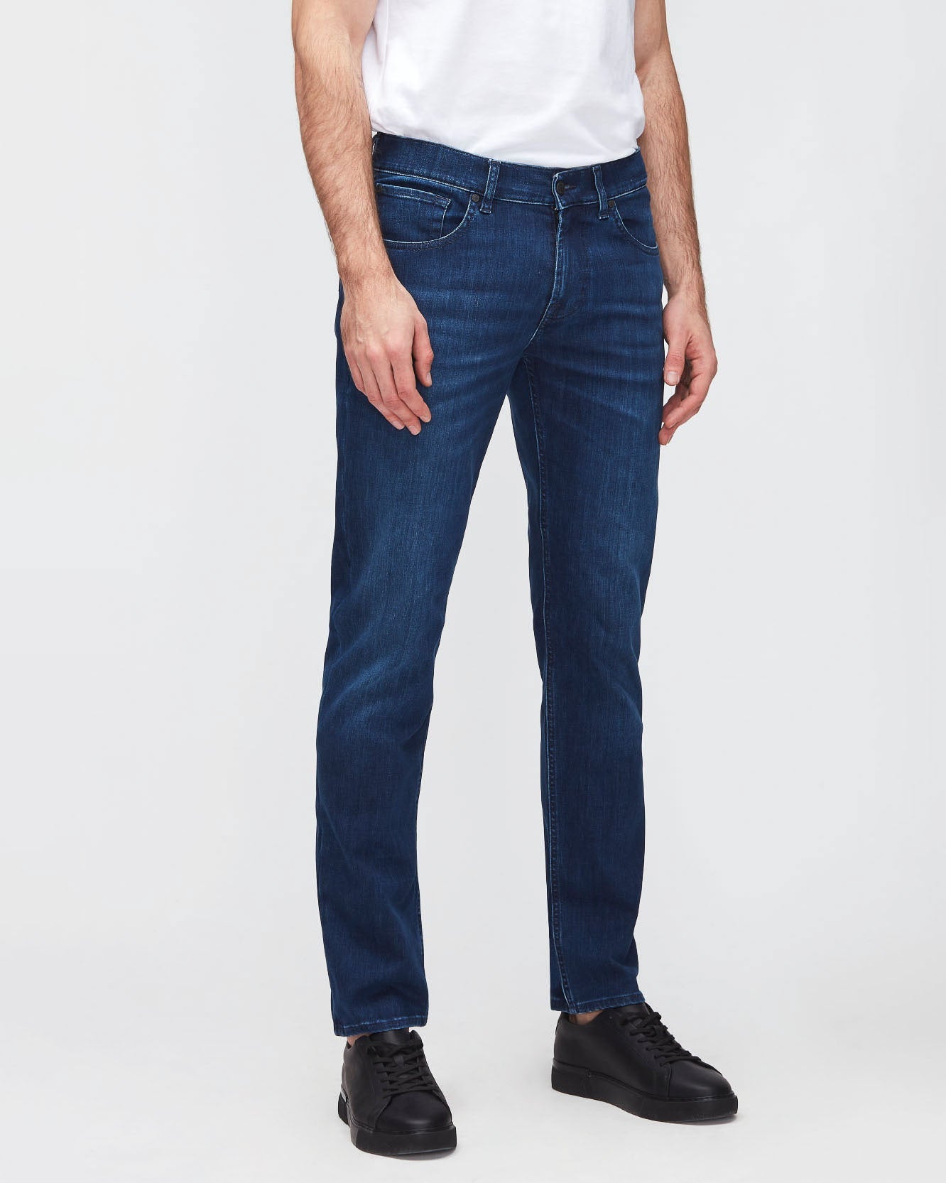Dark Blue Slimmy Tapered Luxe Performance Eco Indigo Blue 7 For All Mankind