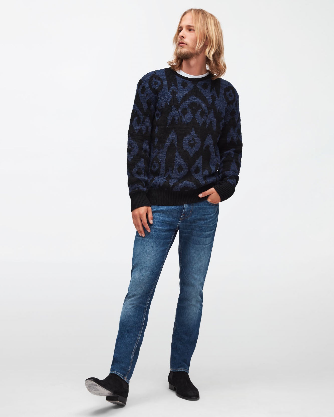 Middle Blue Slimmy Tapered Special Edition Nevermind 7 For All Mankind