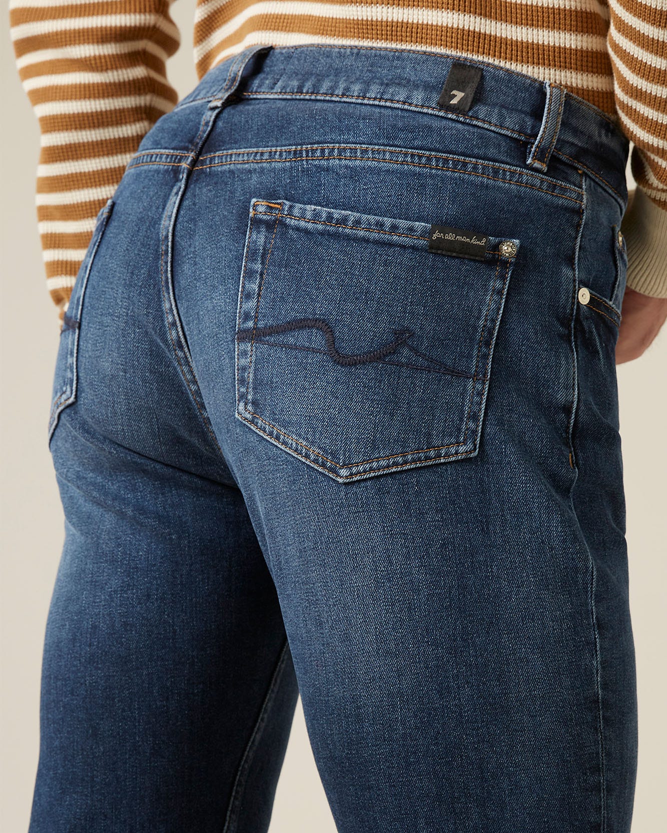 Middle Blue SLIMMY TAPERED Captain Blue 7 For All Mankind