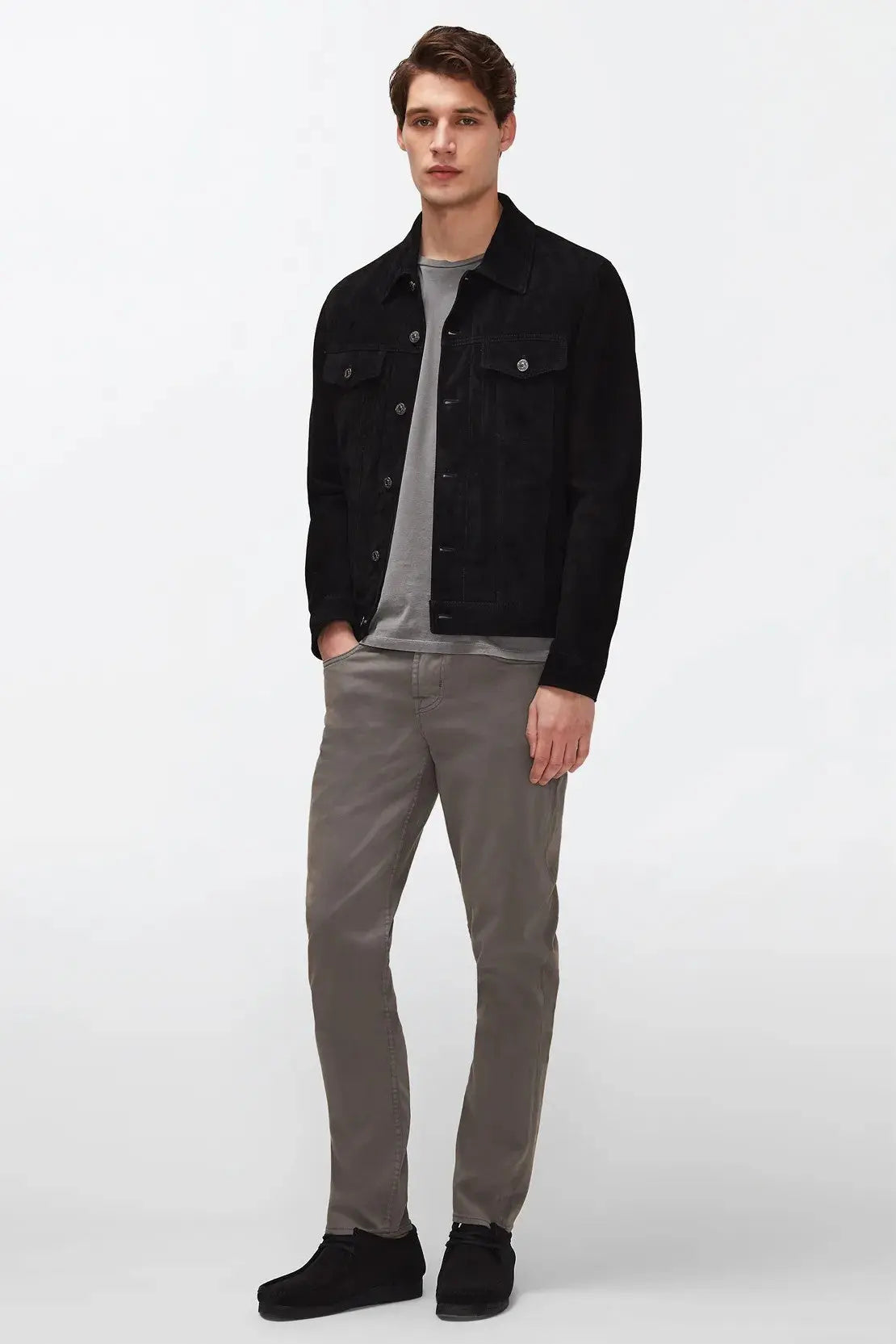 Slimmy Tapered Luxe Performance Plus Color Grey - BEVAVA