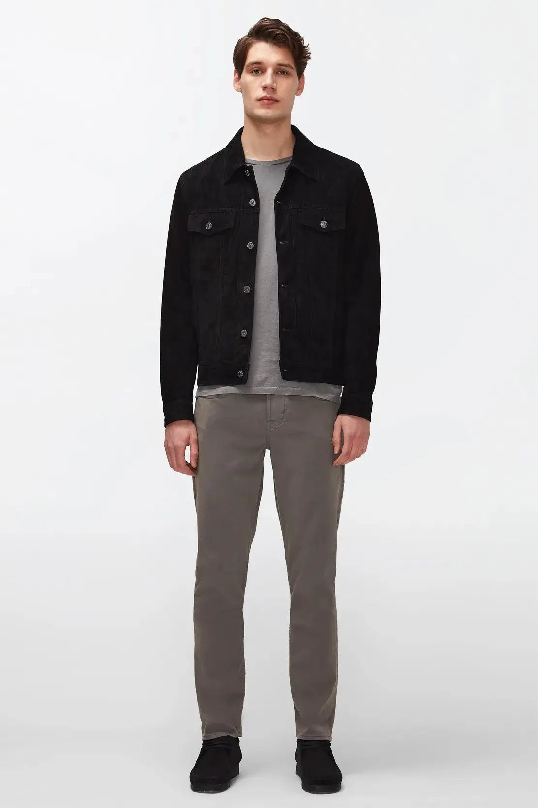 Slimmy Tapered Luxe Performance Plus Color Grey - BEVAVA