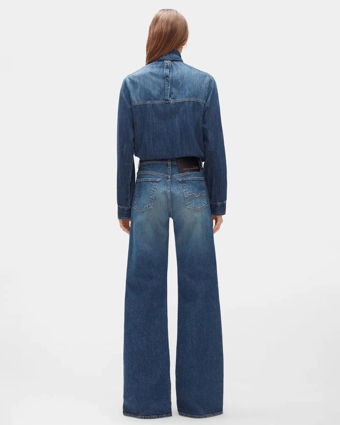 Middle Blue Trouser Indigo - BEVAVA