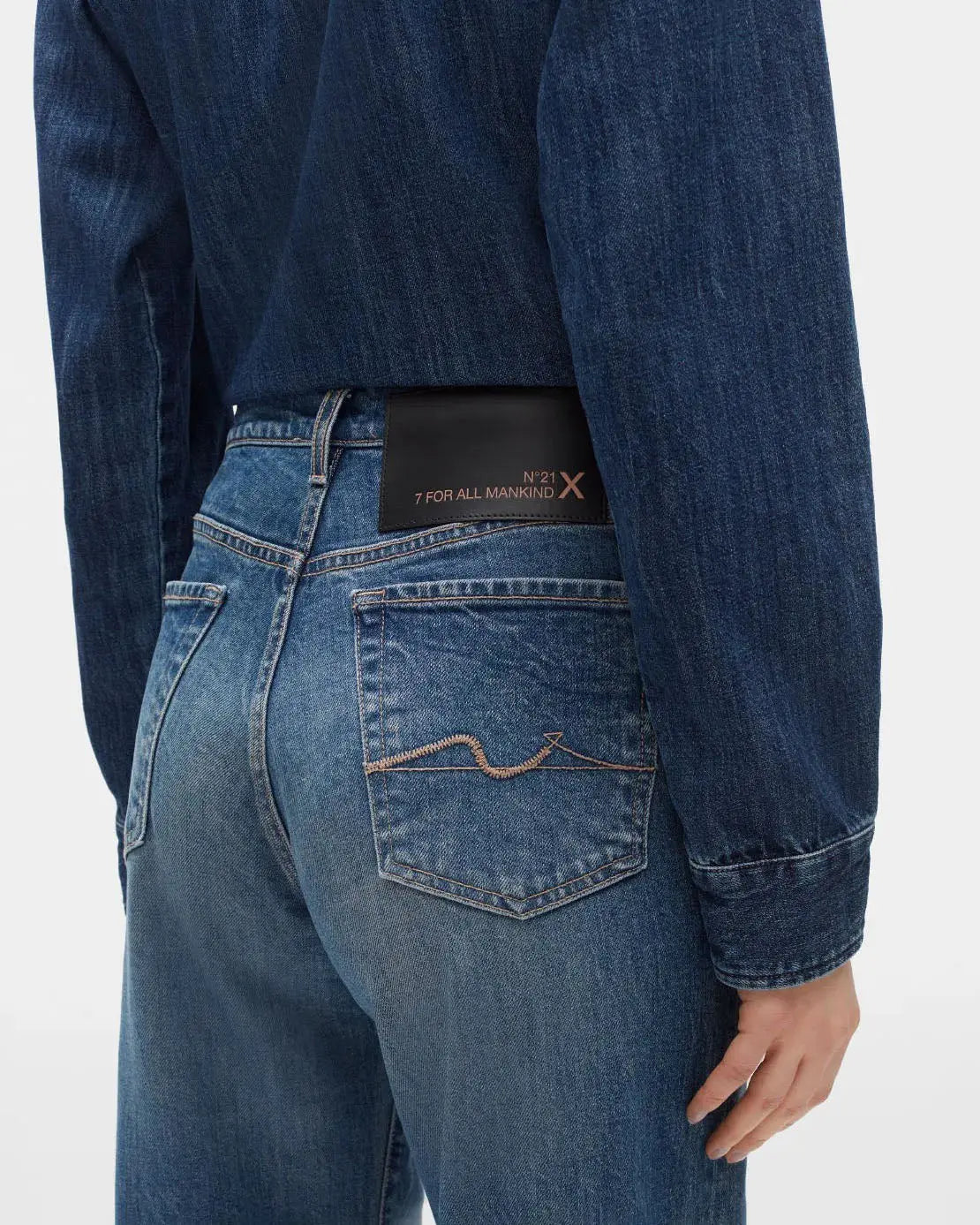 Middle Blue Trouser Indigo - BEVAVA