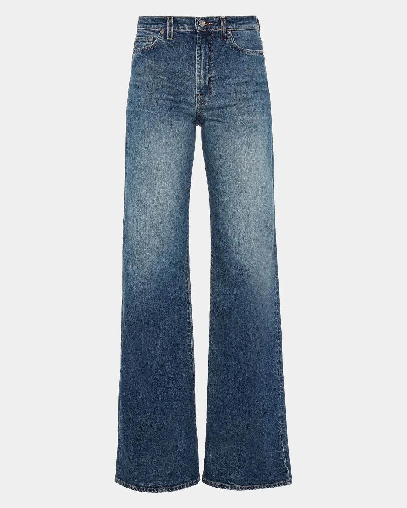 Middle Blue Trouser Indigo - BEVAVA