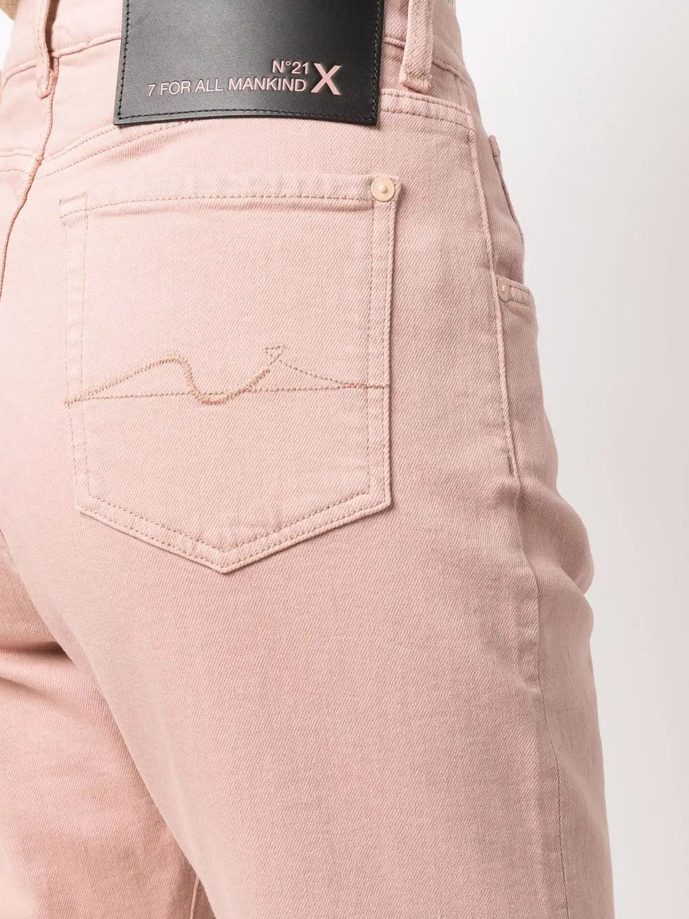 Pink Slouchy Crop Cipria - BEVAVA