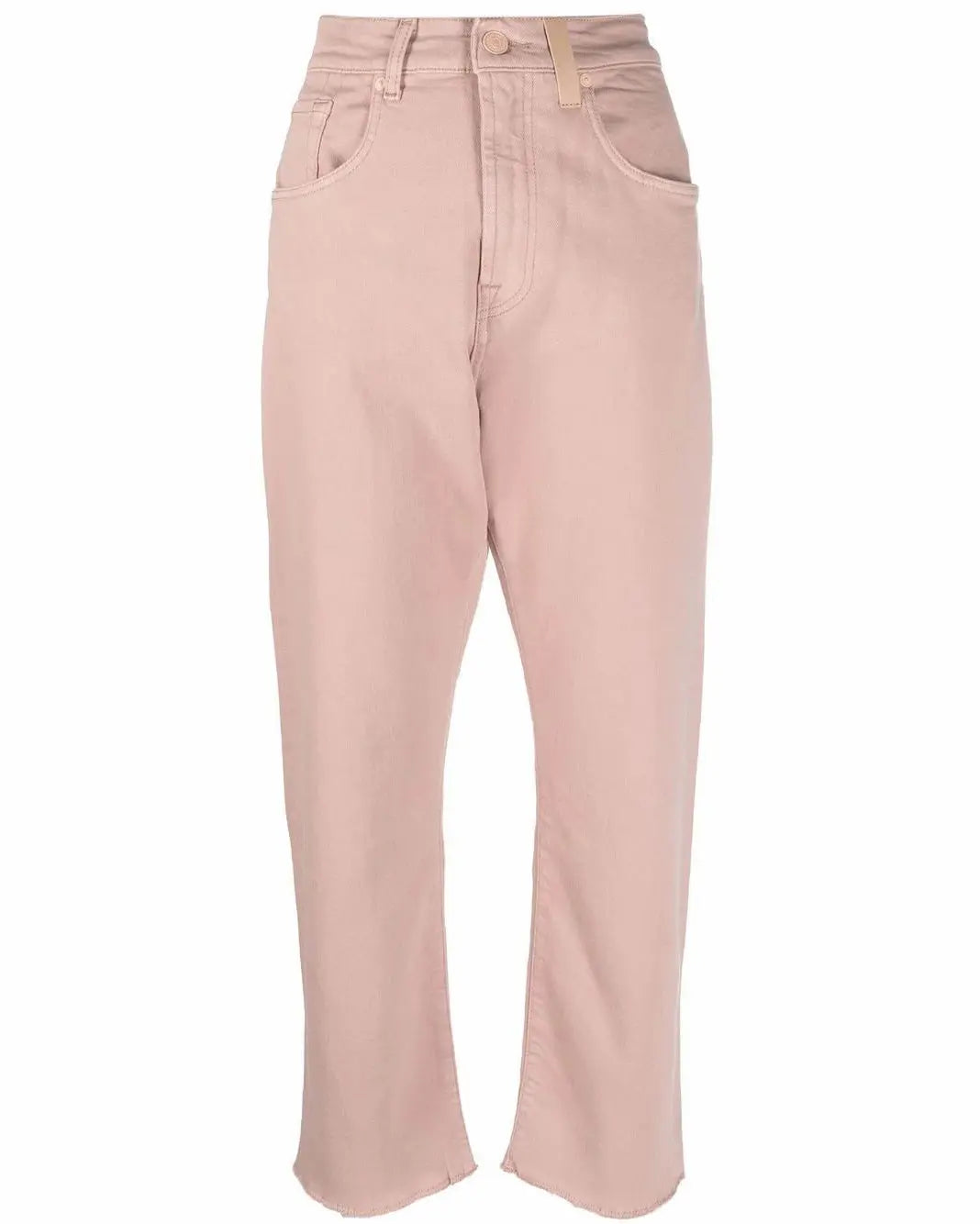Pink Slouchy Crop Cipria - BEVAVA