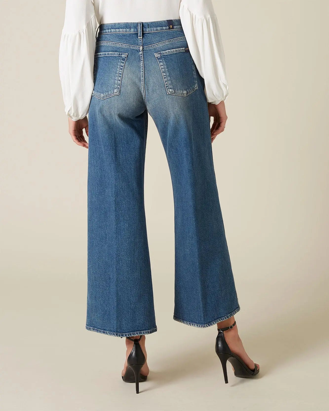 Light Blue LOTTA CROPPED Keeper With Buttons - BEVAVA