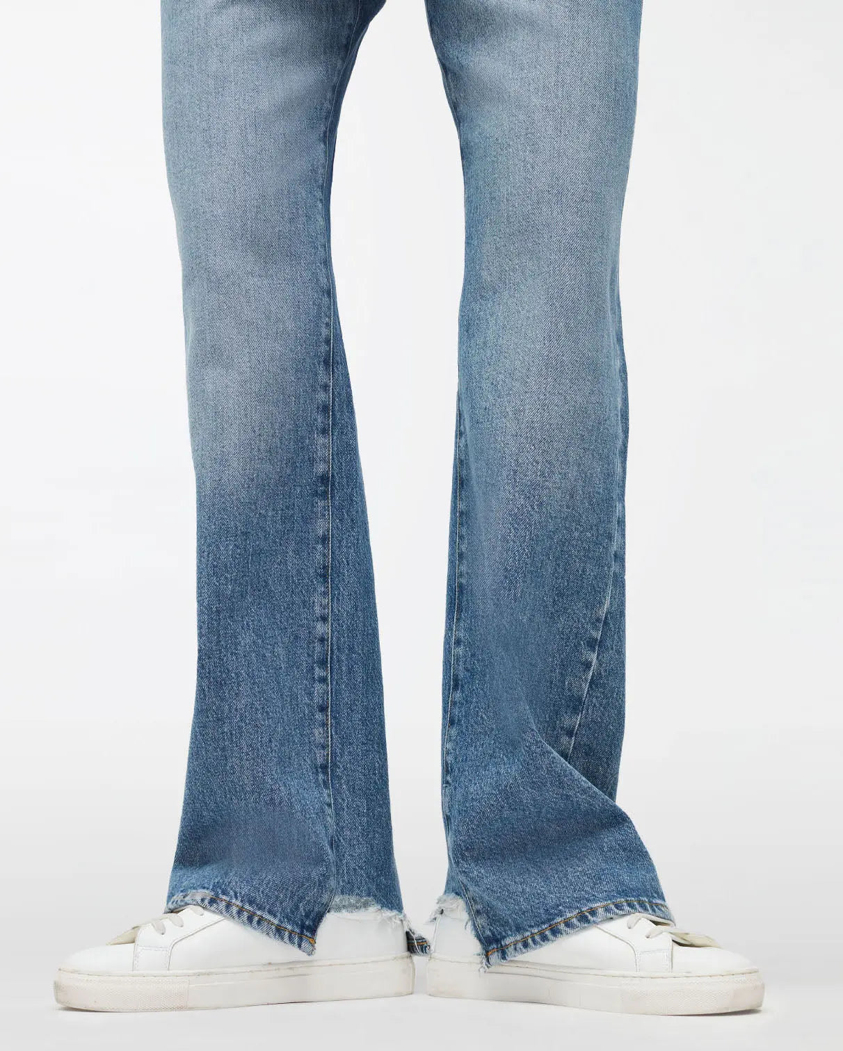 Light Blue Tess Trouser Vibe With Bitten Hem - BEVAVA