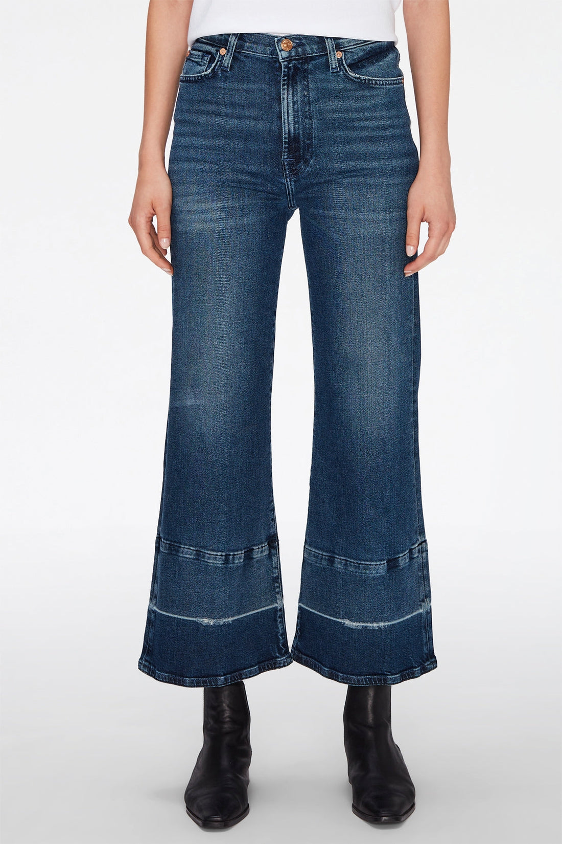 The Cropped Jo Luxe Vintage Spotlight With Let Down Hem 7 For All Mankind