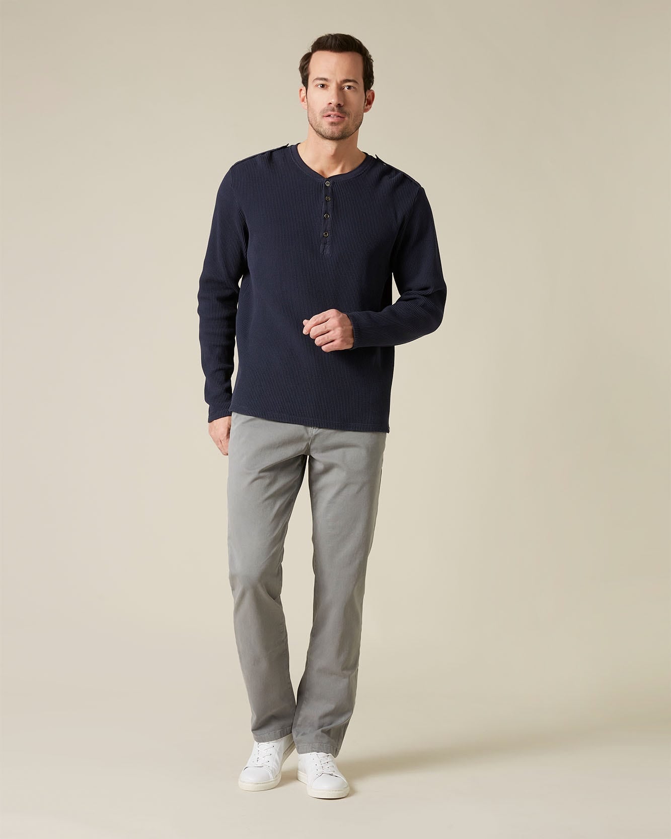 Dark Grey SLIMMY CHINO Luxe Performance Sateen Dark Grey 7 For All Mankind