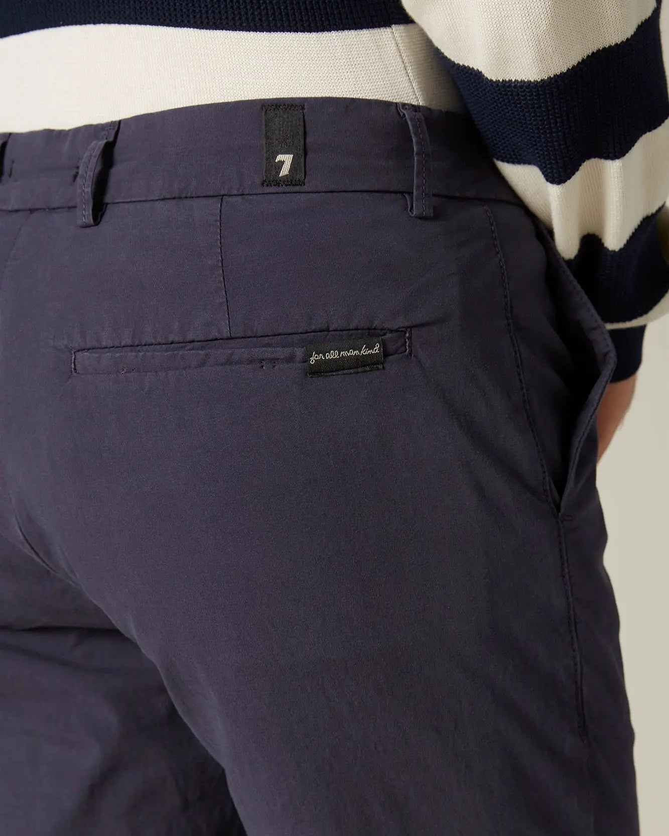 Dark Blue SLIMMY CHINO Weightless Colors Navy - BEVAVA