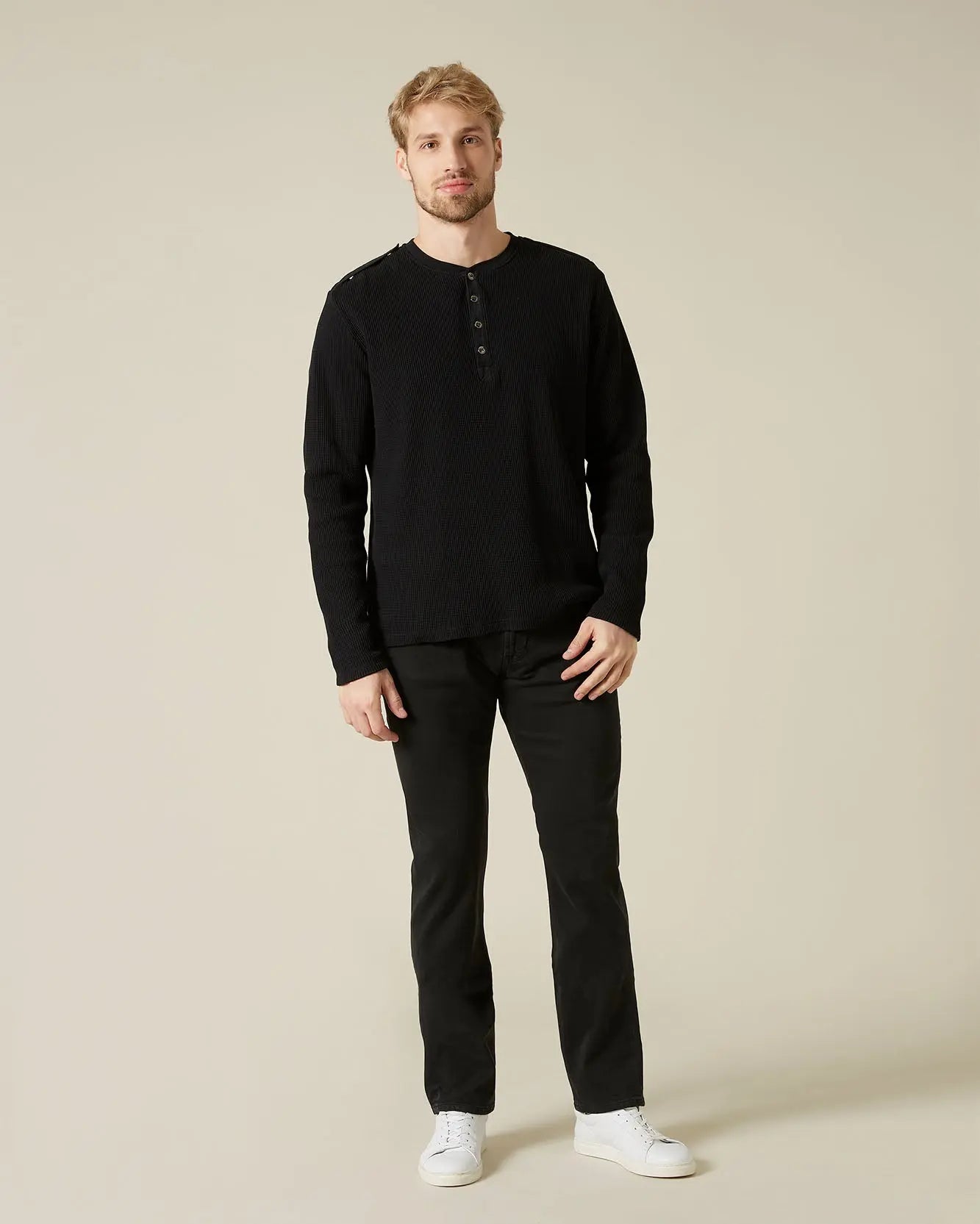 Black Ronnie J Luxe Jogger Colors Black - BEVAVA