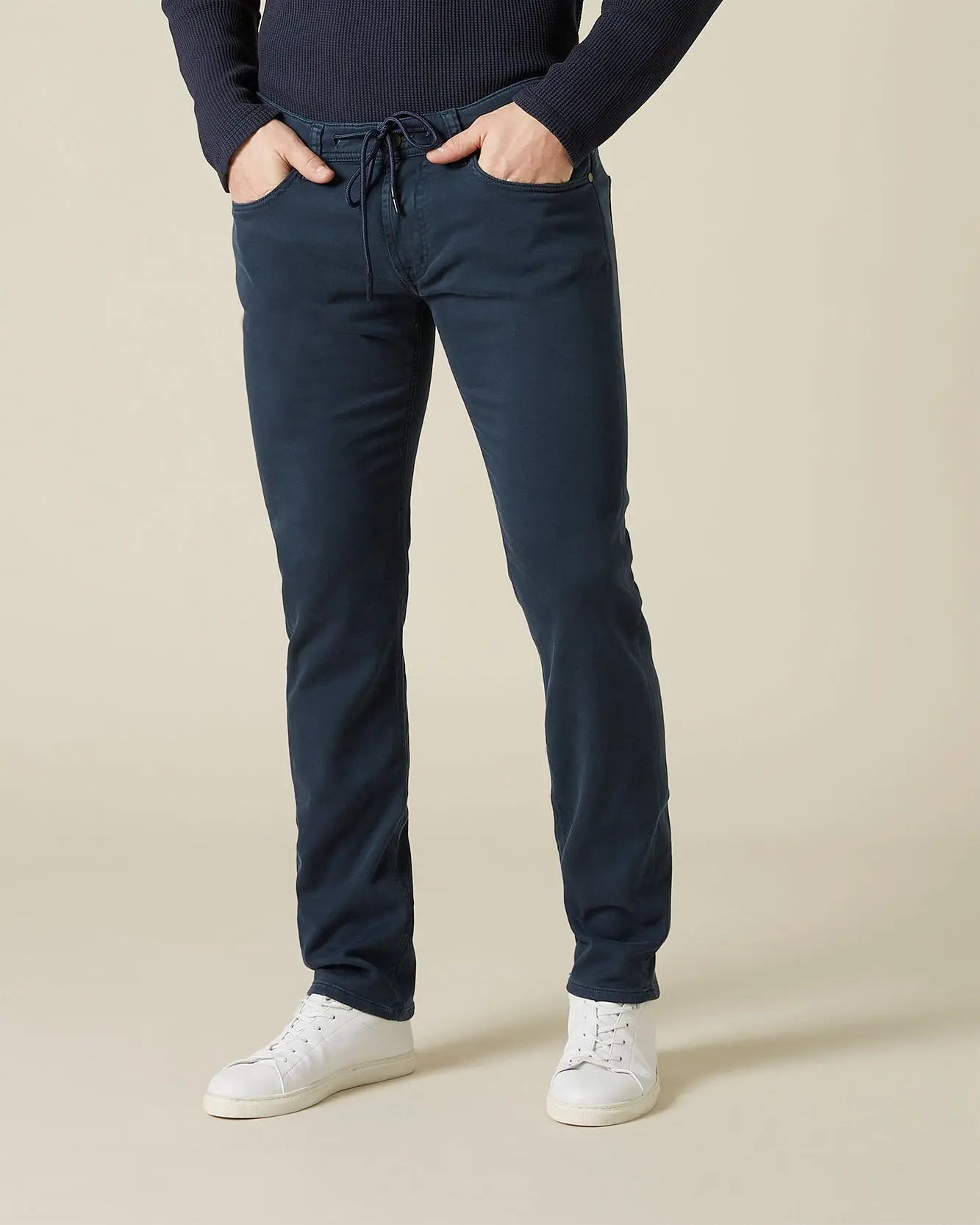 Dark Blue Ronnie J Luxe Jogger Colors Navy - BEVAVA