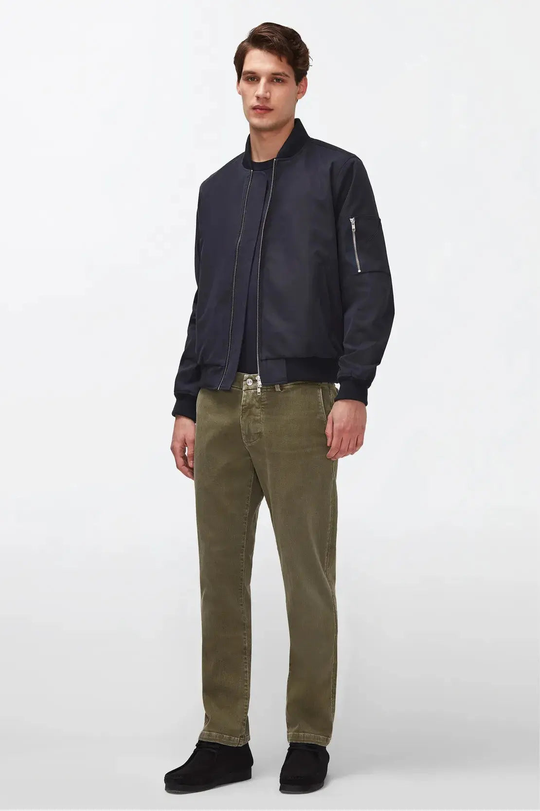 Slimmy Chino Tap. Stretch Tek Colors Forest - BEVAVA