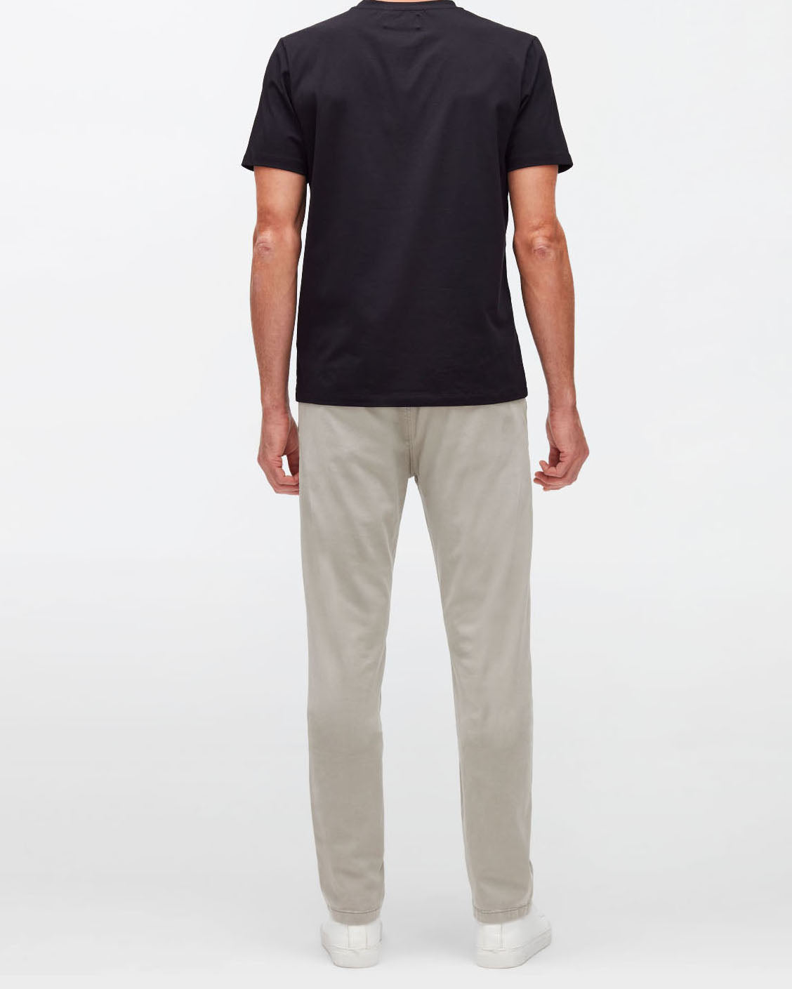 Light Grey Slimmy Chino Tap. Weightless Colors Griffin 7 For All Mankind