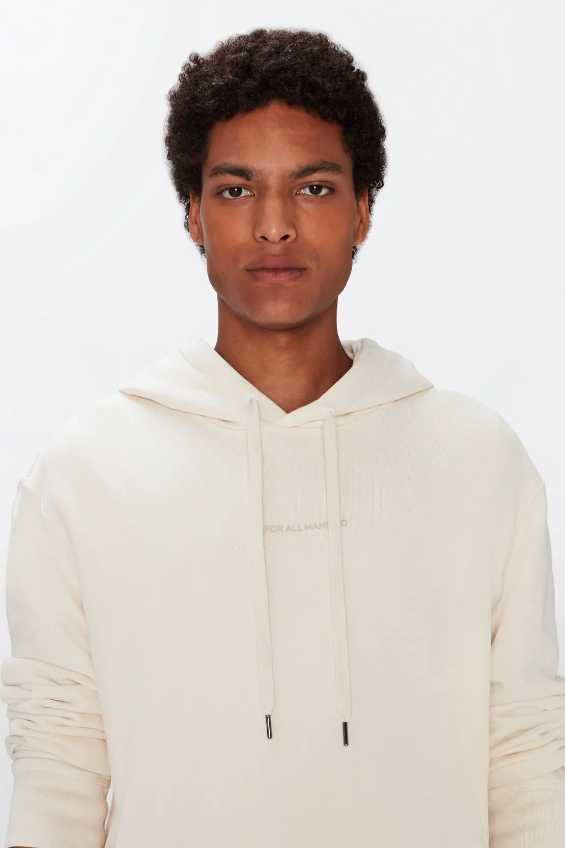 Hoodie Mineral Dye Ecru - BEVAVA