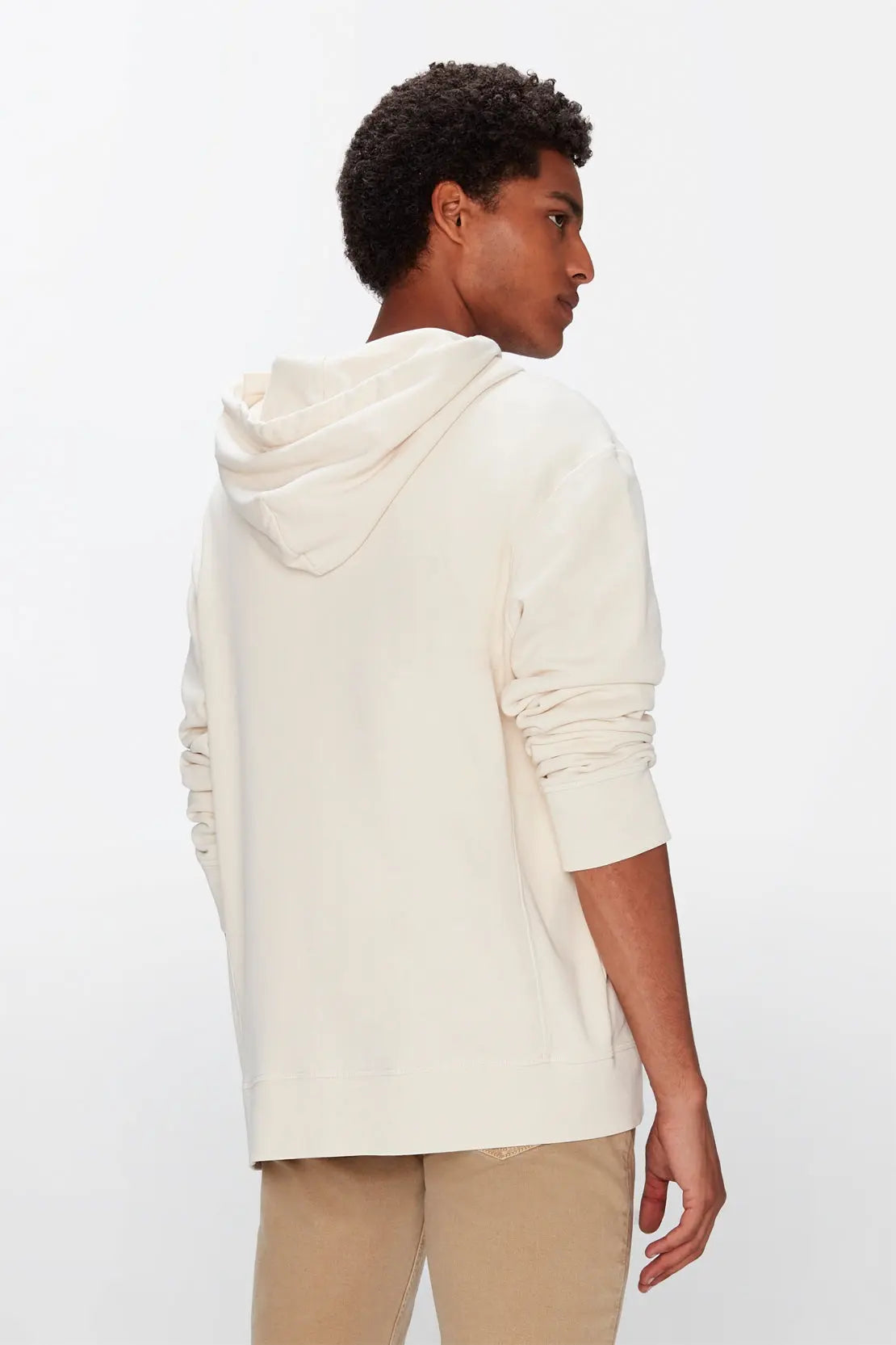 Hoodie Mineral Dye Ecru - BEVAVA