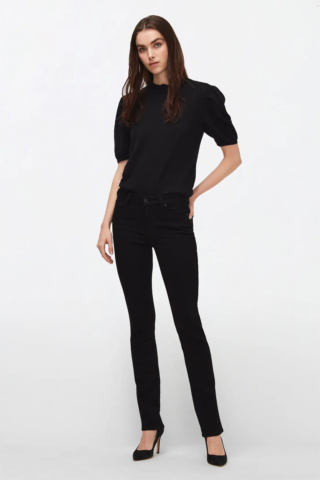 Kimmie Straight B(Air) Eco Rinsed Black - BEVAVA