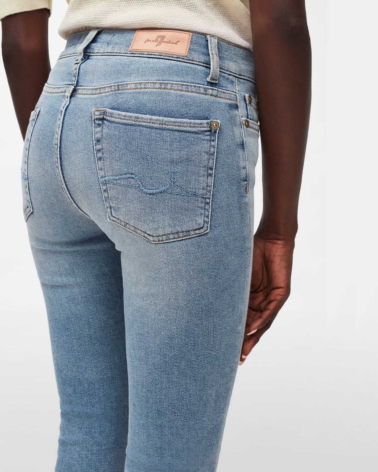 Light Blue Roxanne Ankle Luxe Vintage Dream Time 7 For All Mankind