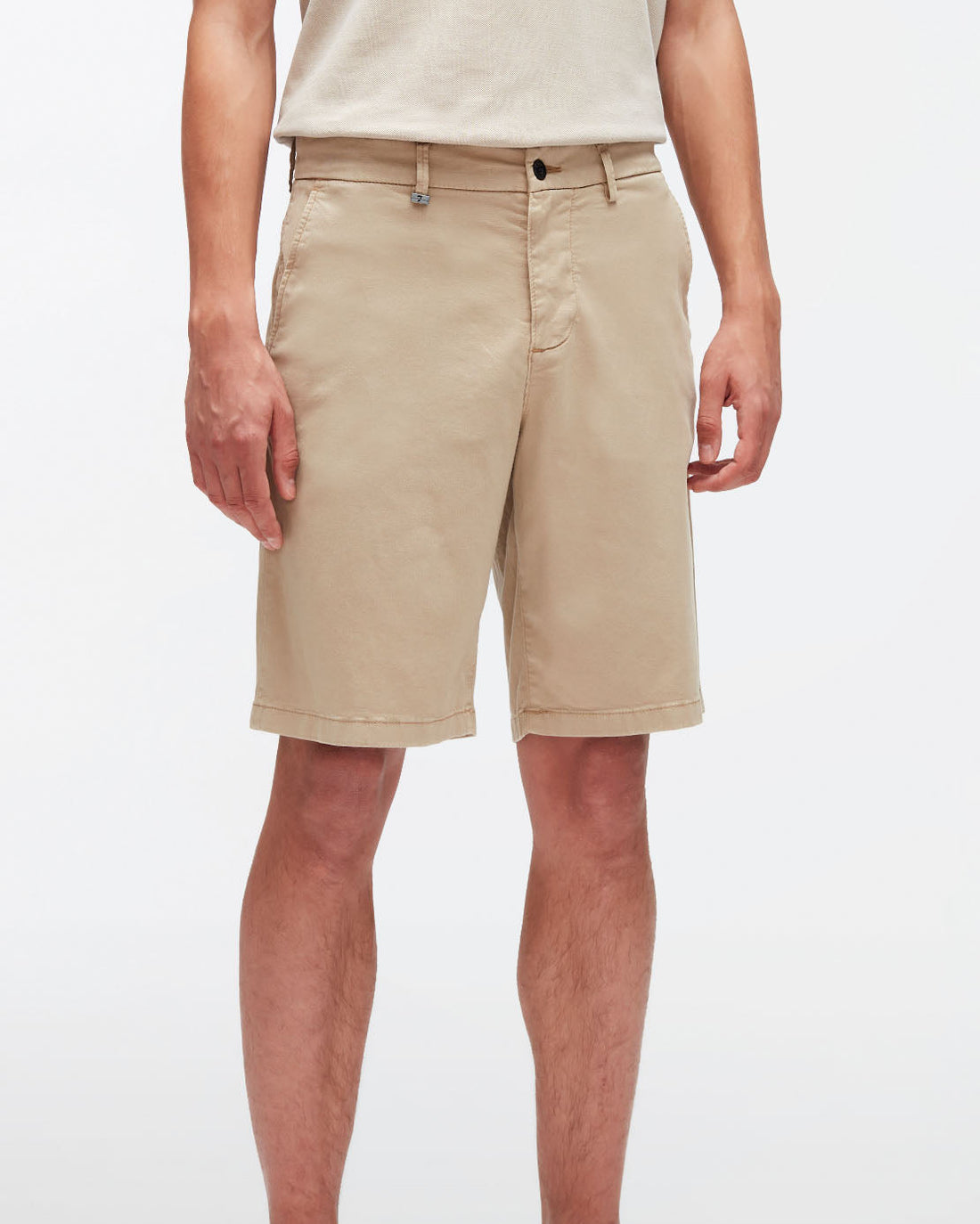Beige Slimmy Chino Shorts Weightless Colors Arizona 7 For All Mankind