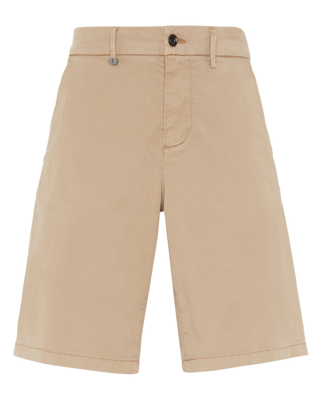 Beige Slimmy Chino Shorts Weightless Colors Arizona 7 For All Mankind