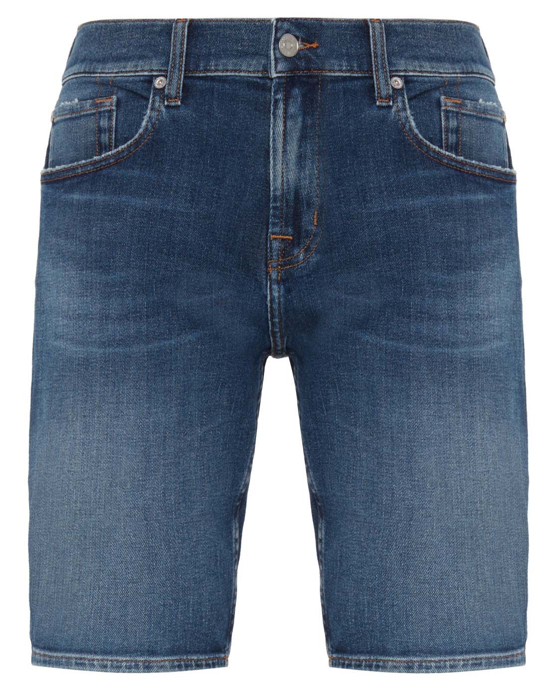 Dark Blue Regular Shorts So Badly Dark Blue 7 For All Mankind