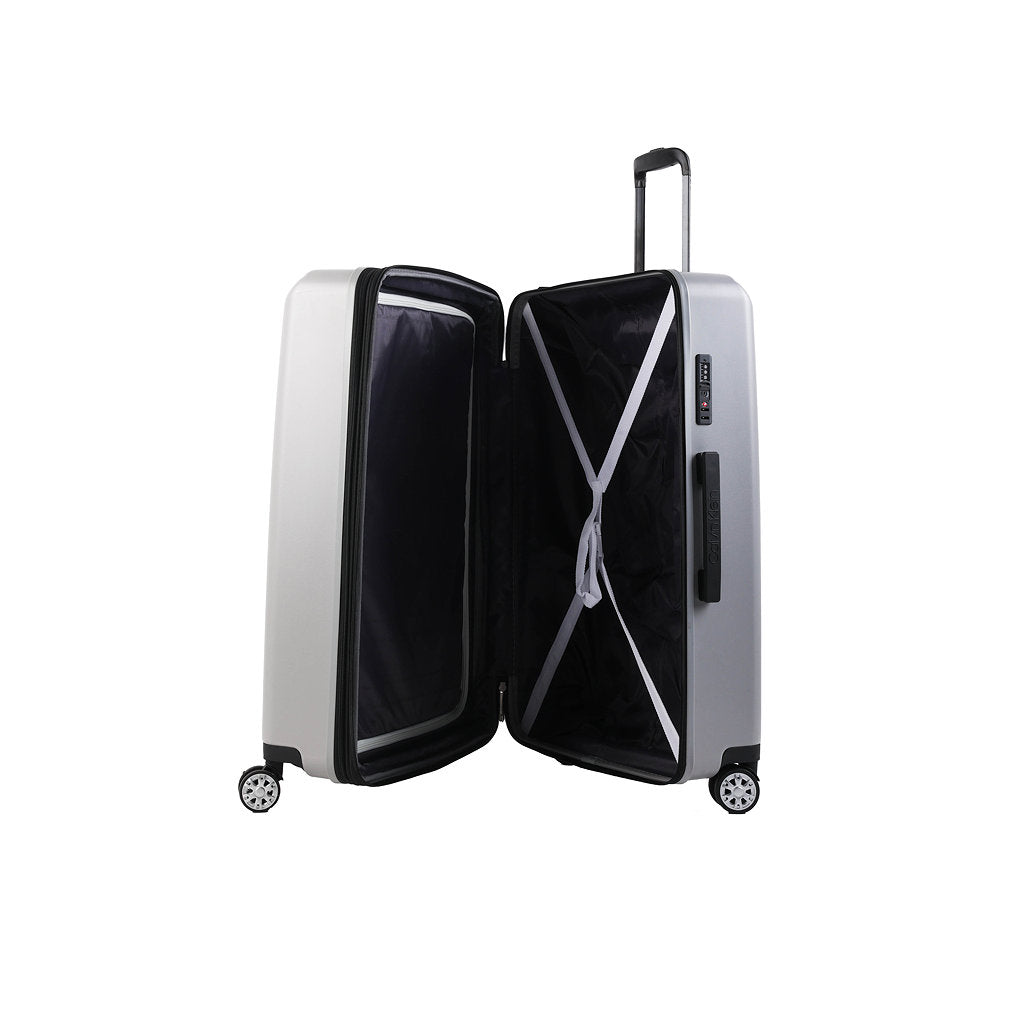 Calvin Klein Grey Large Luggage-4