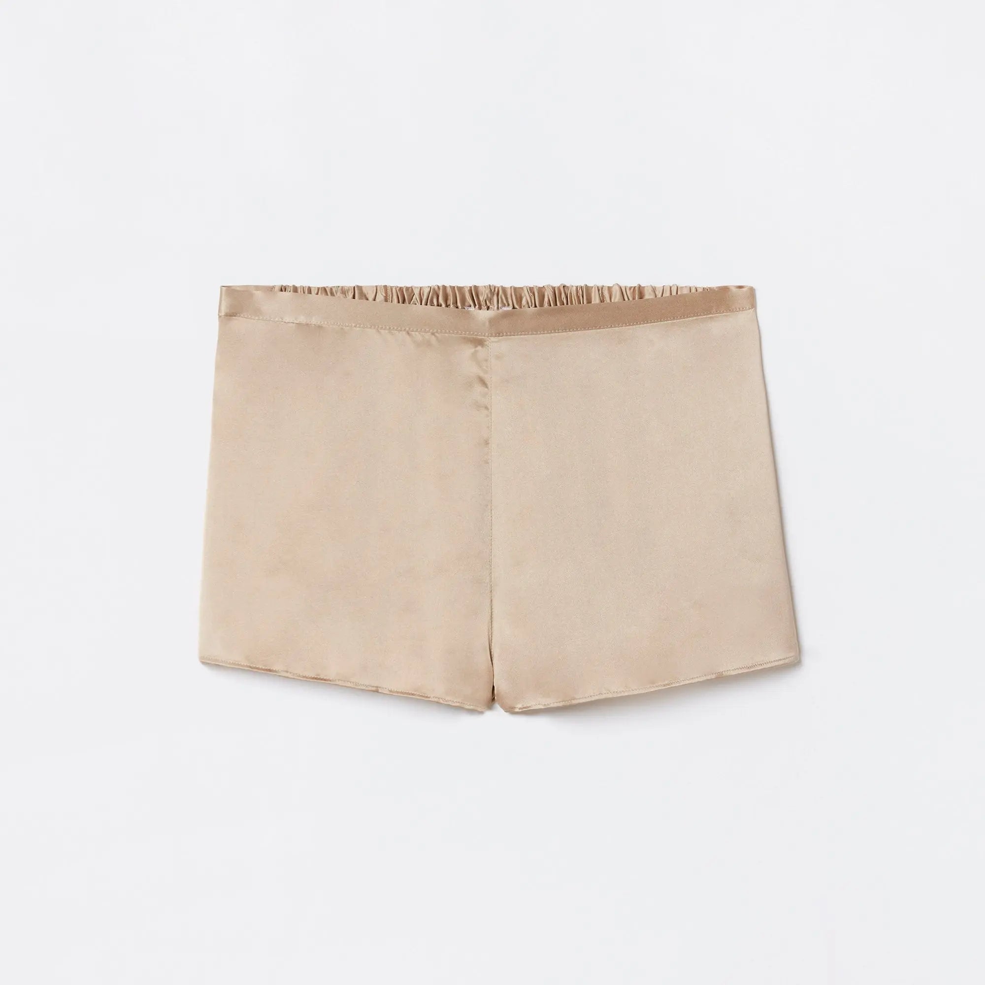 Beige Shorts - Silk Touch - BEVAVA