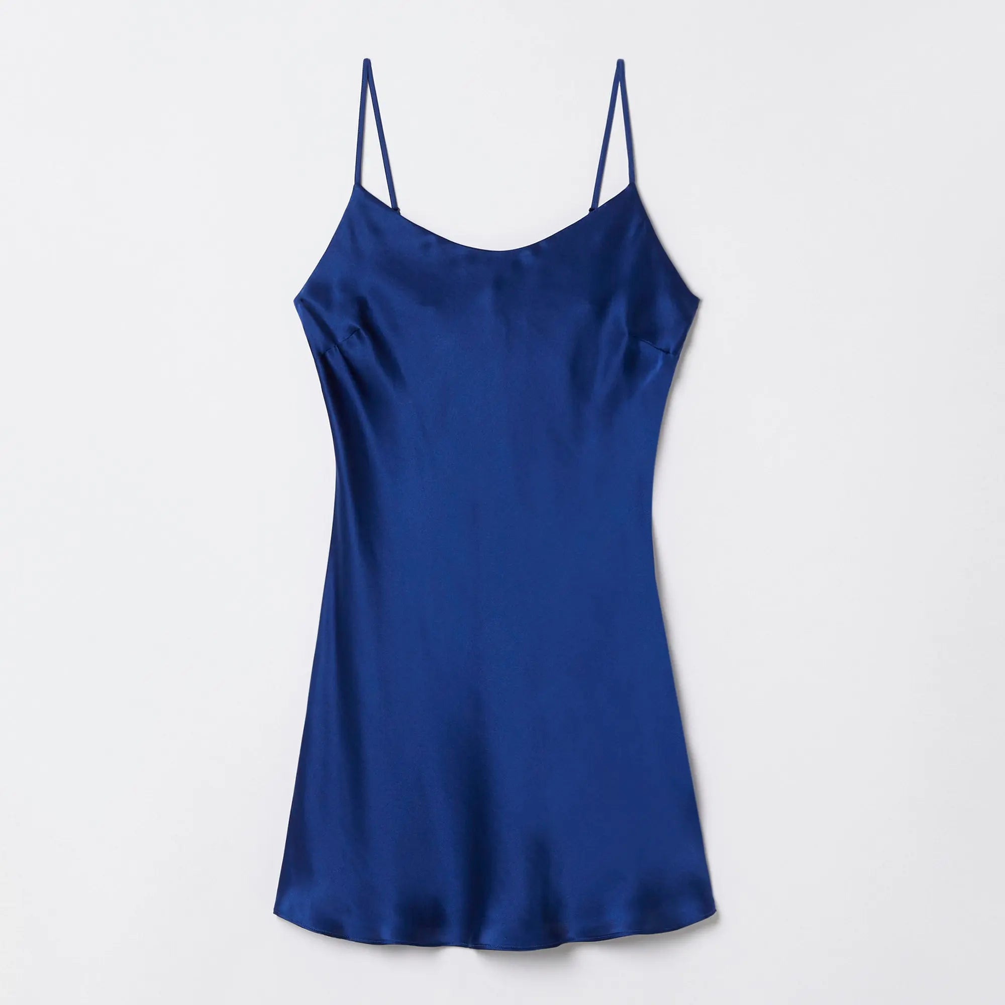 Ocean Blue Slip Dress - Silk Touch - BEVAVA